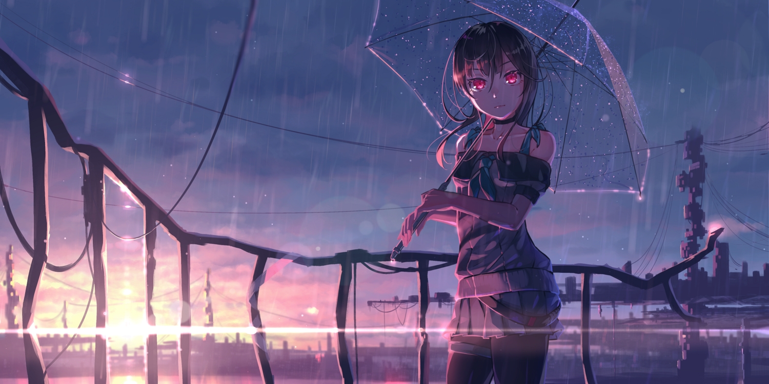 Sunset Rain Wallpapers