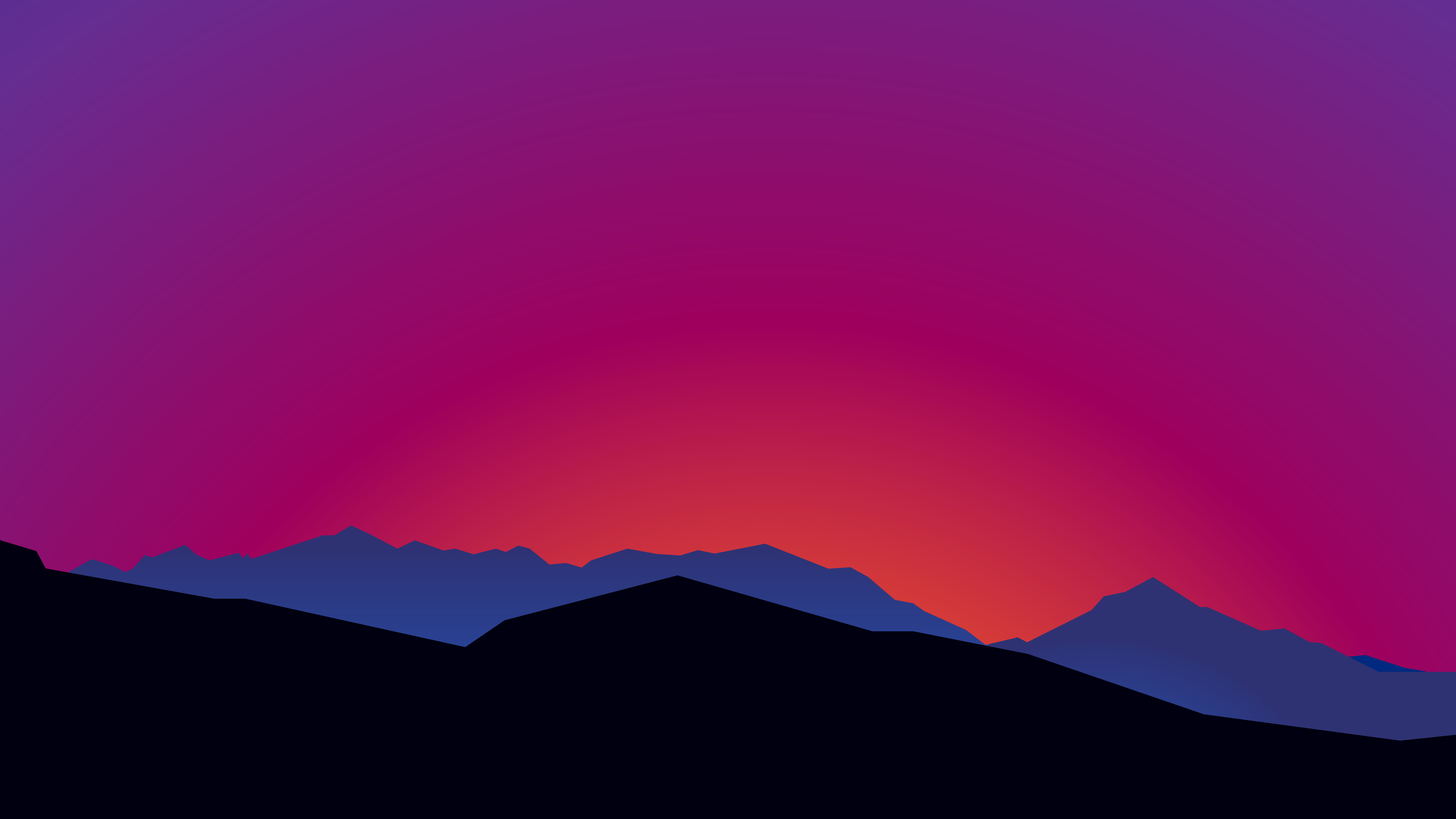 Sunset Scenery Minimal Wallpapers