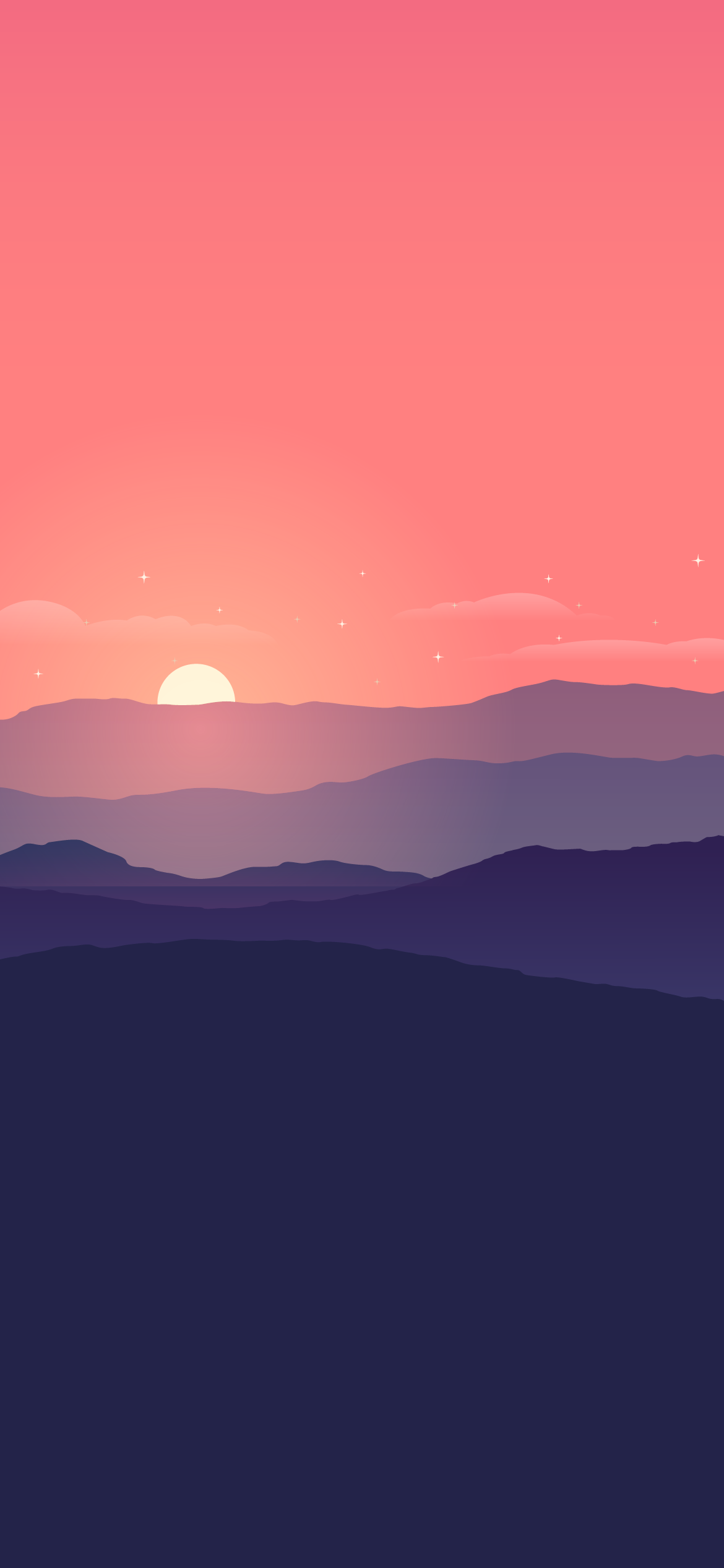 Sunset Scenery Minimal Wallpapers