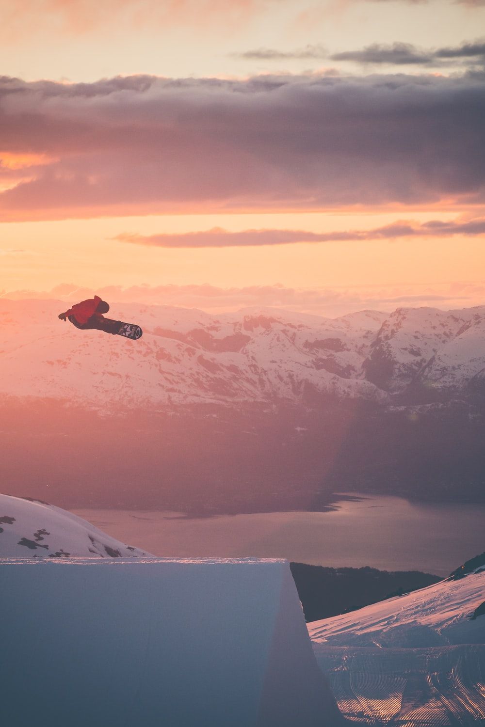 Sunset Snowboarding Wallpapers