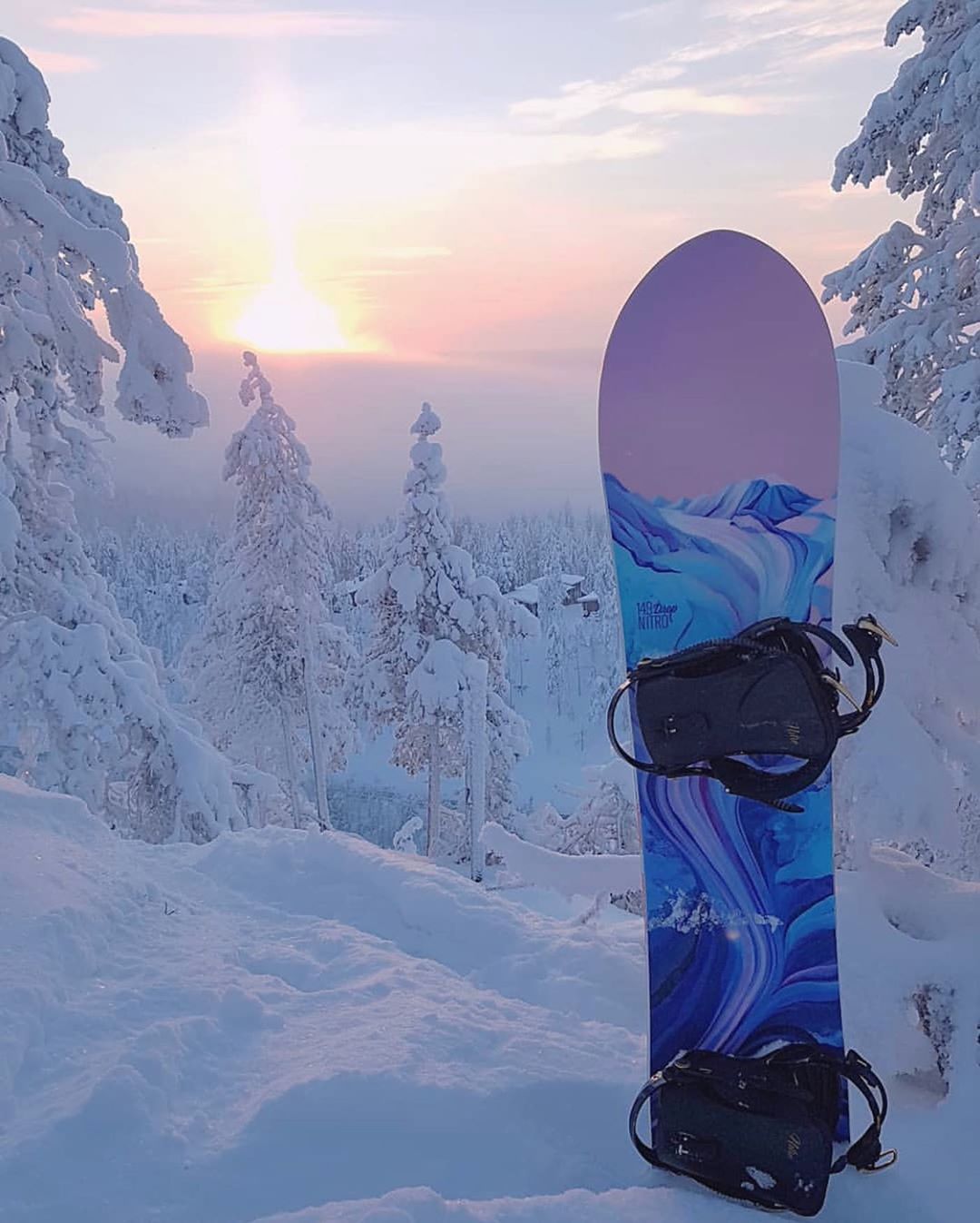 Sunset Snowboarding Wallpapers