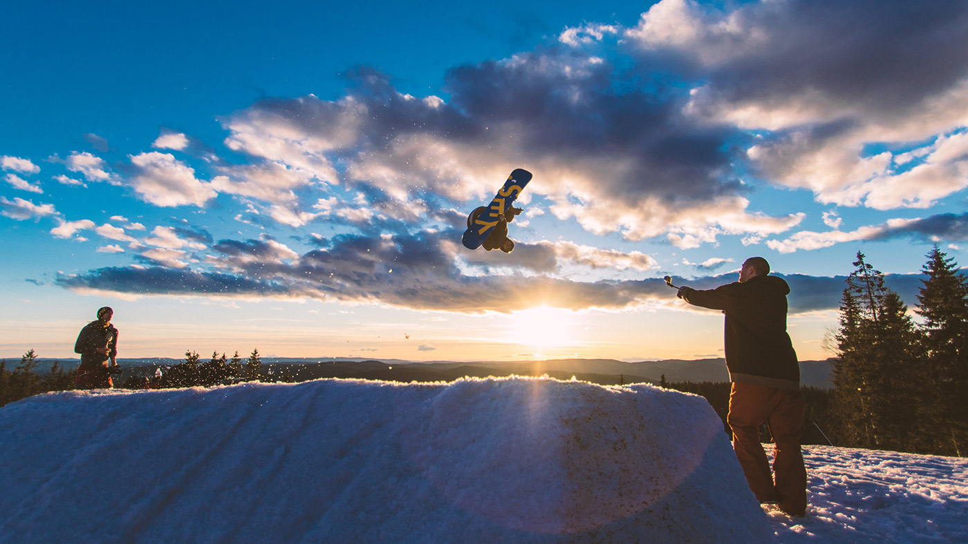 Sunset Snowboarding Wallpapers