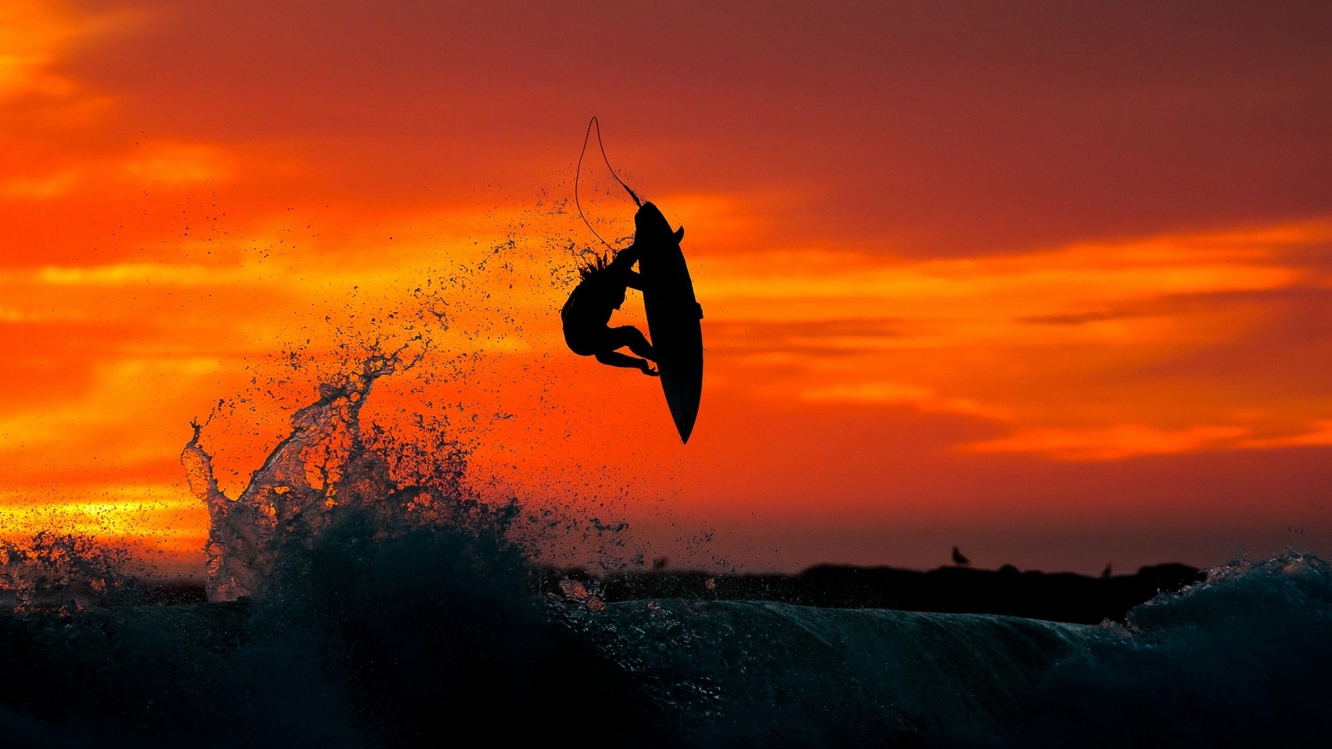 Sunset Surfing Wallpapers