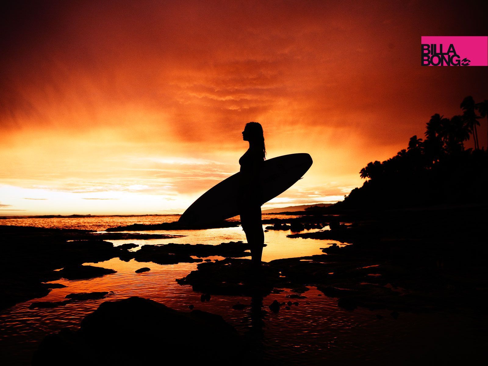 Sunset Surfing Wallpapers