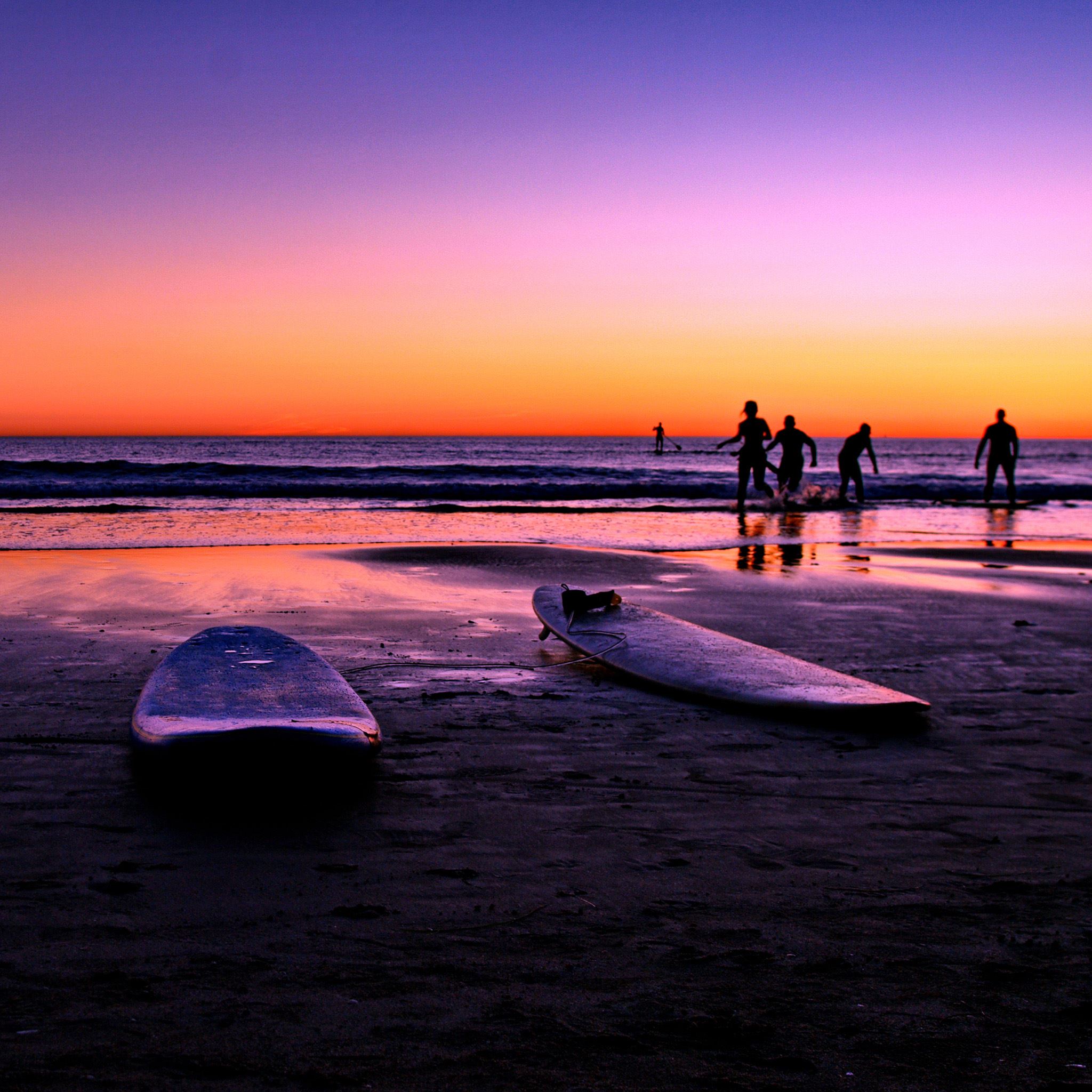 Sunset Surfing Wallpapers