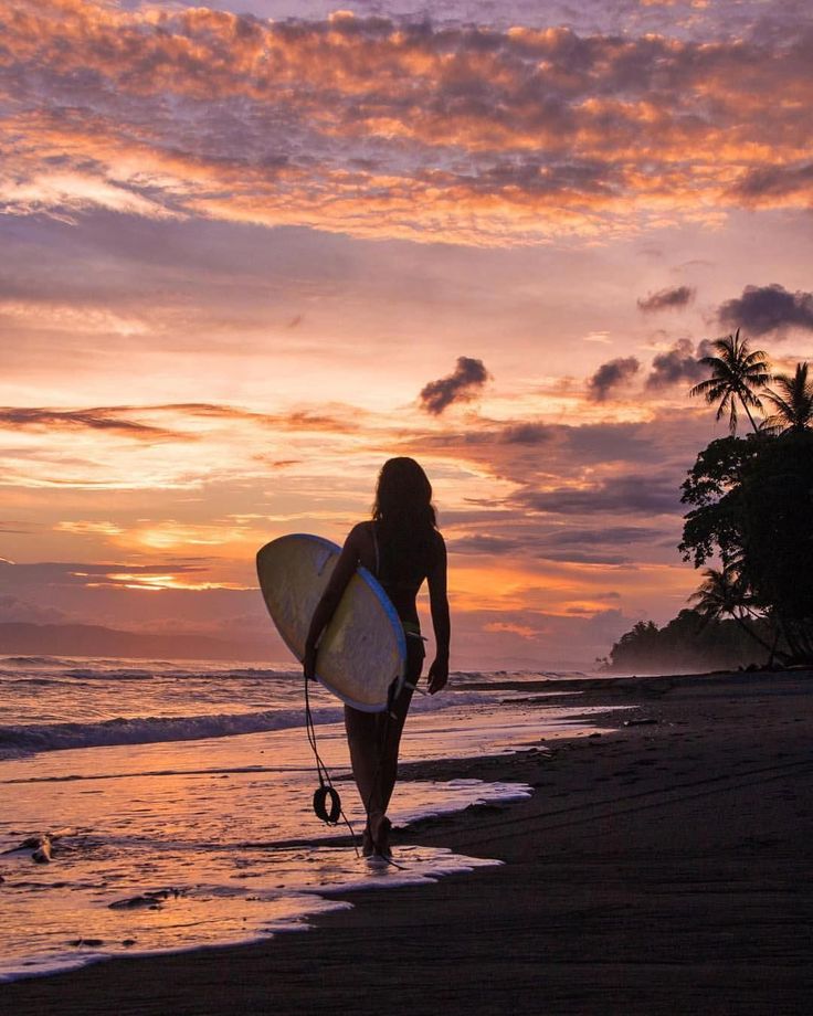 Sunset Surfing Wallpapers