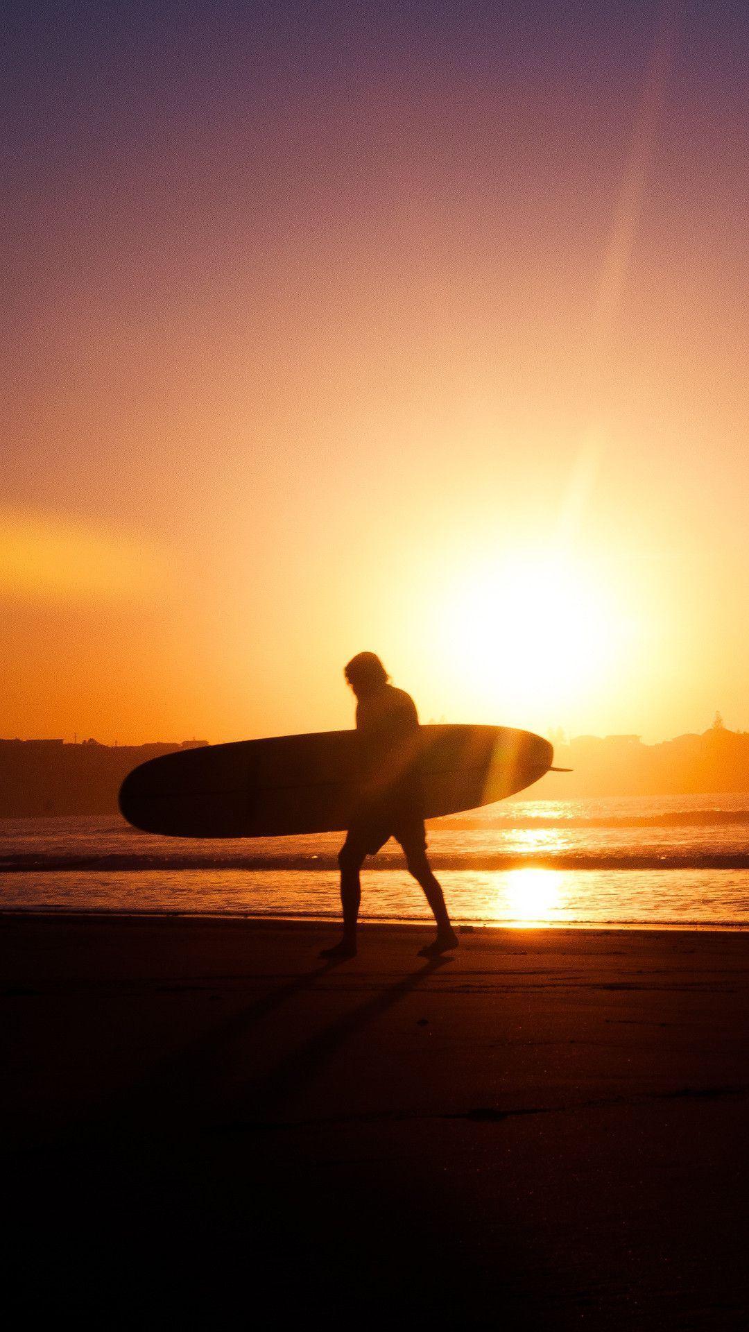 Sunset Surfing Wallpapers