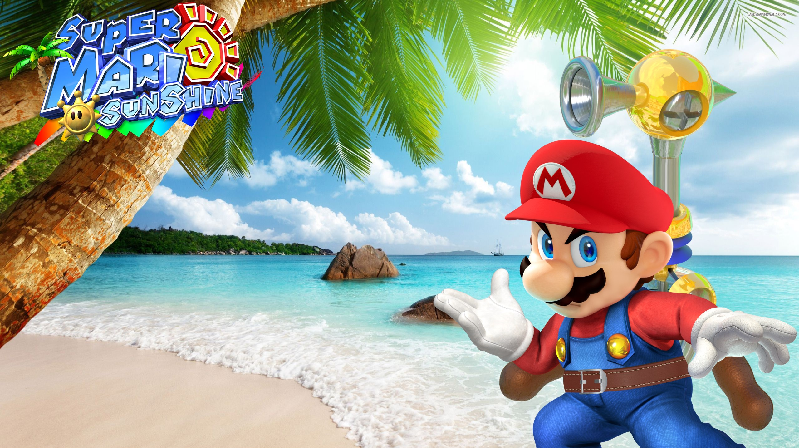 Super Mario Sunshine Wallpapers