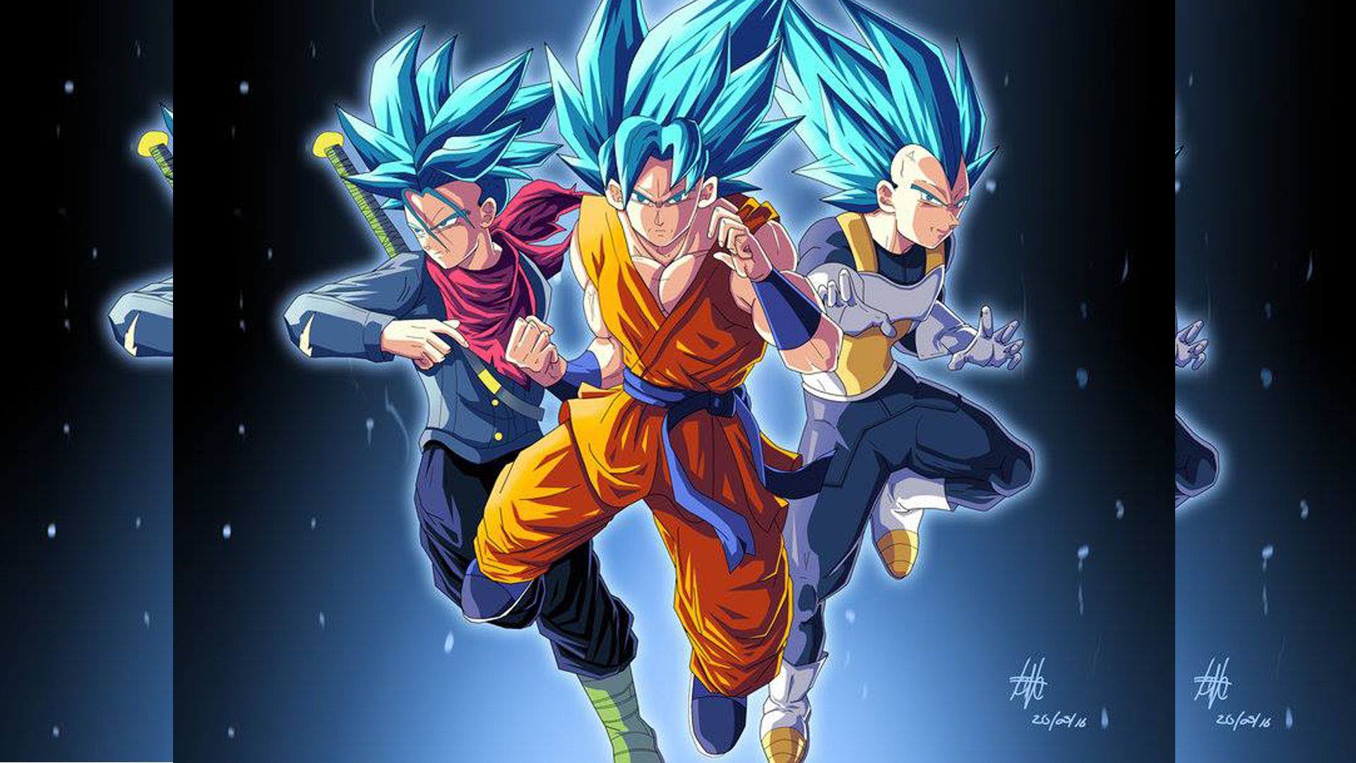 Super Saiyan And Trunks Art Dragon Ball Wallpapers