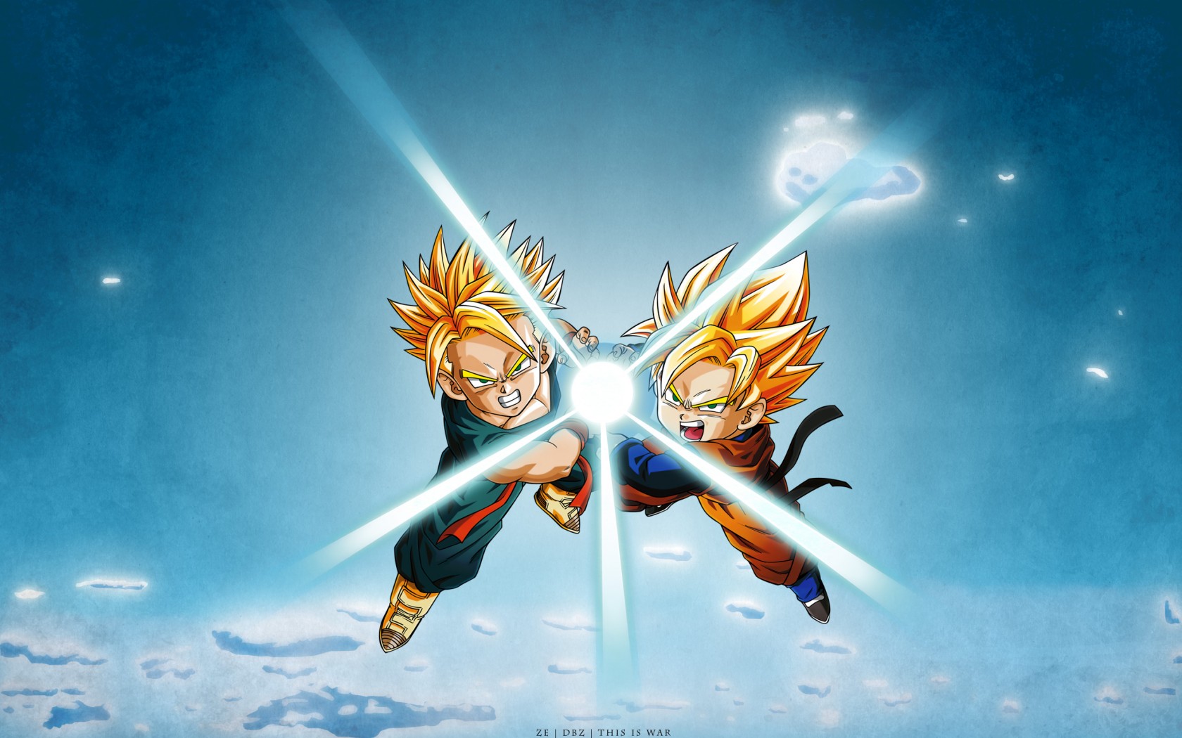 Super Saiyan And Trunks Art Dragon Ball Wallpapers