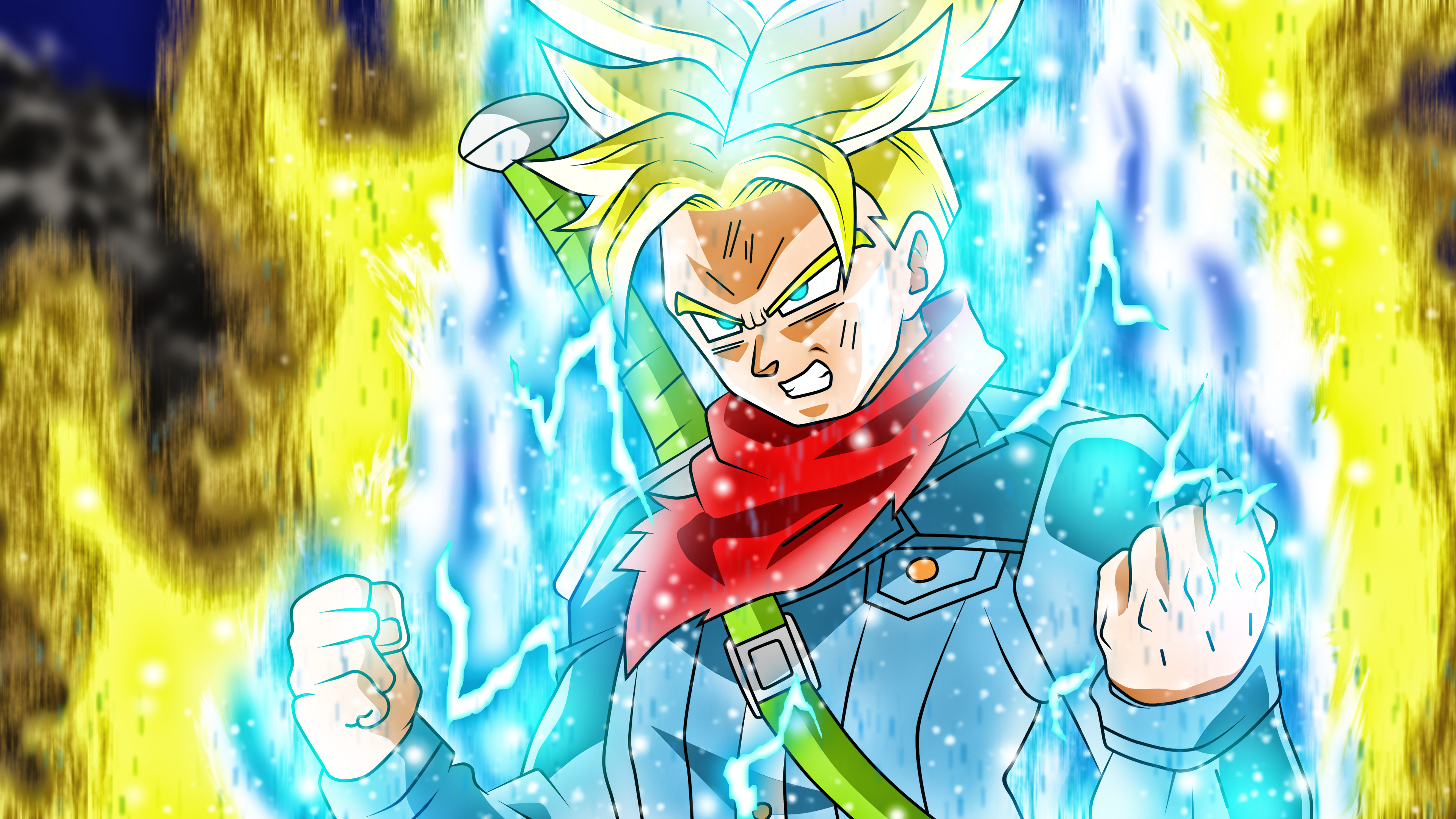 Super Saiyan And Trunks Art Dragon Ball Wallpapers