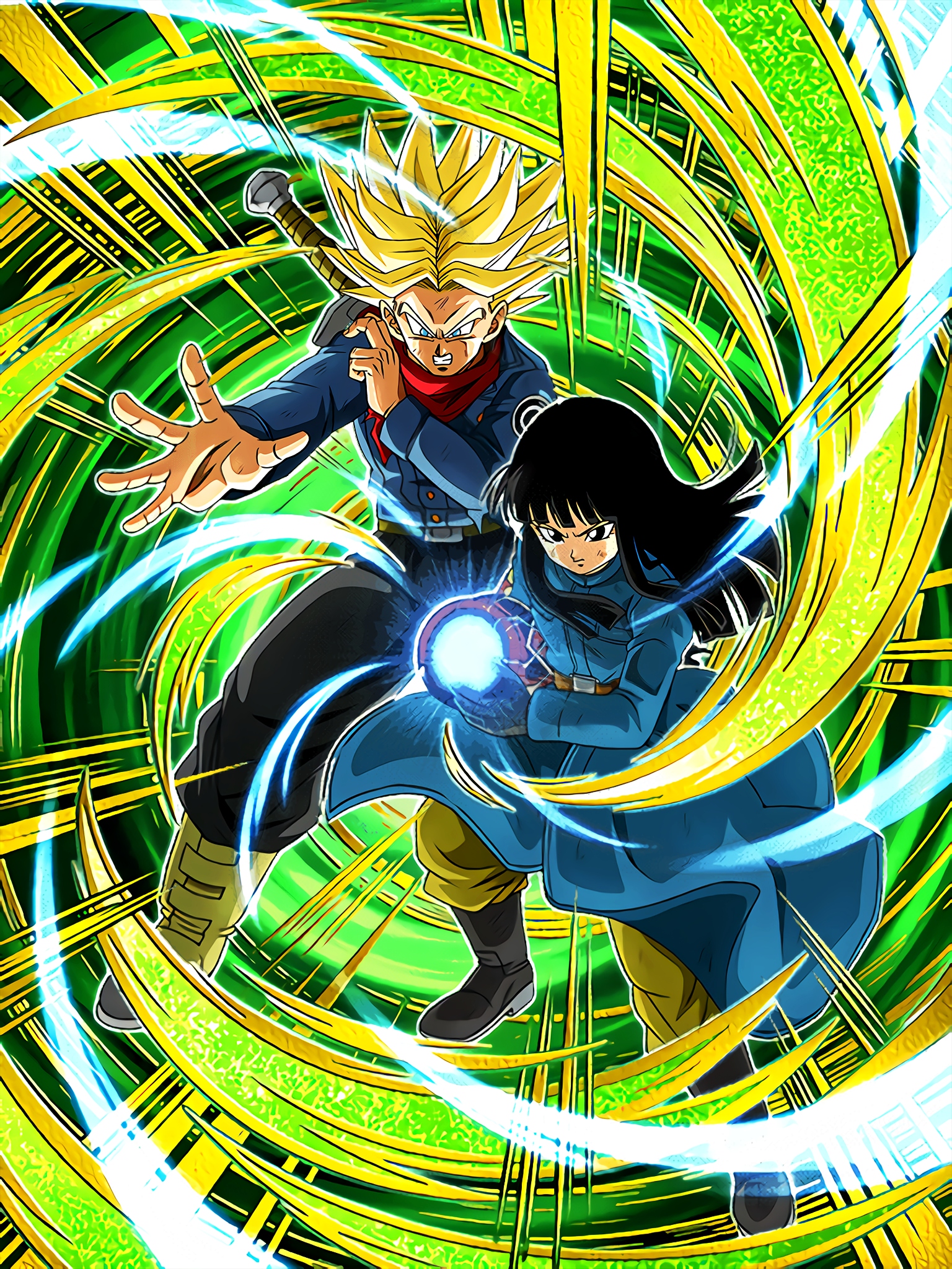 Super Saiyan And Trunks Art Dragon Ball Wallpapers