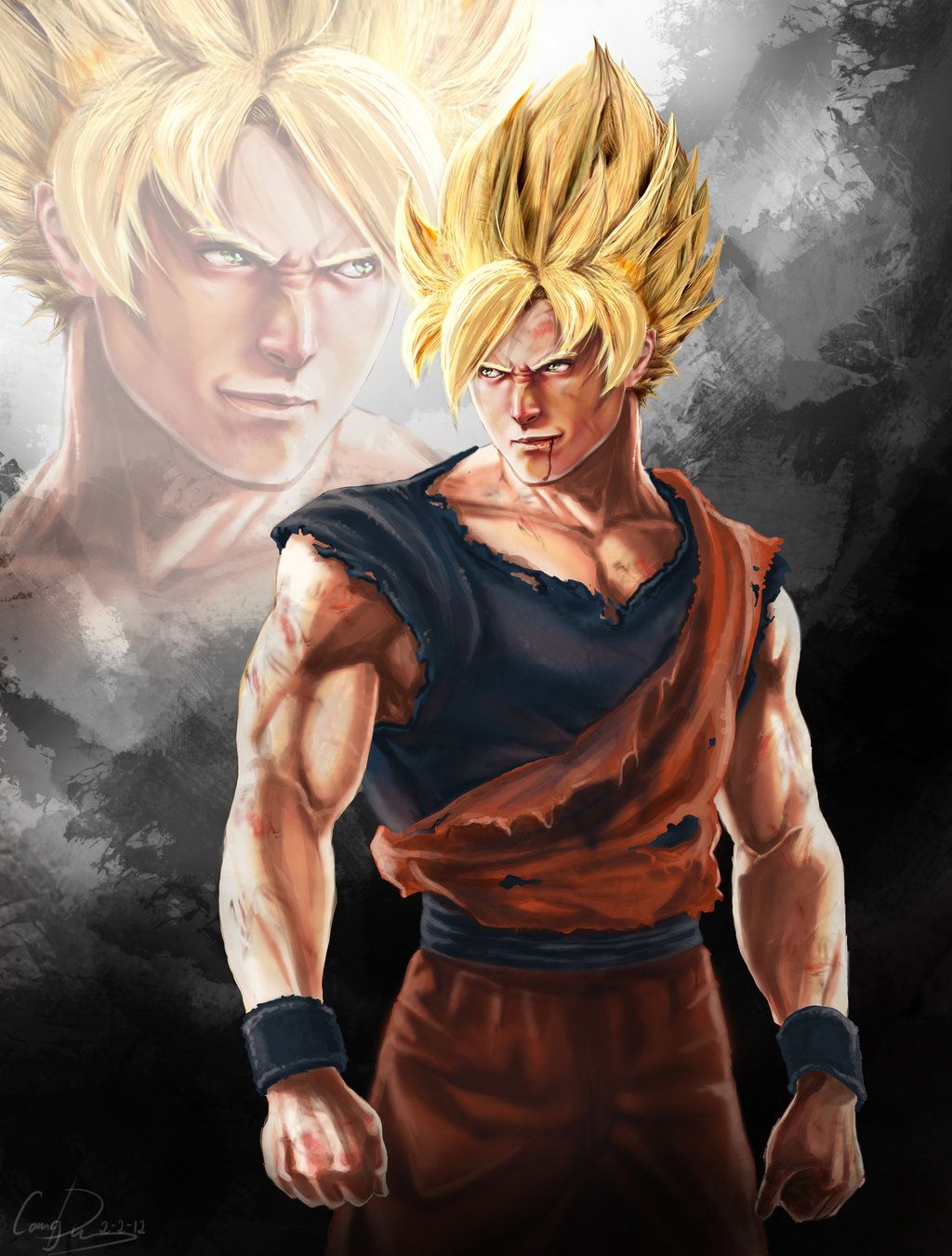 Super Sayian 3D Wallpapers