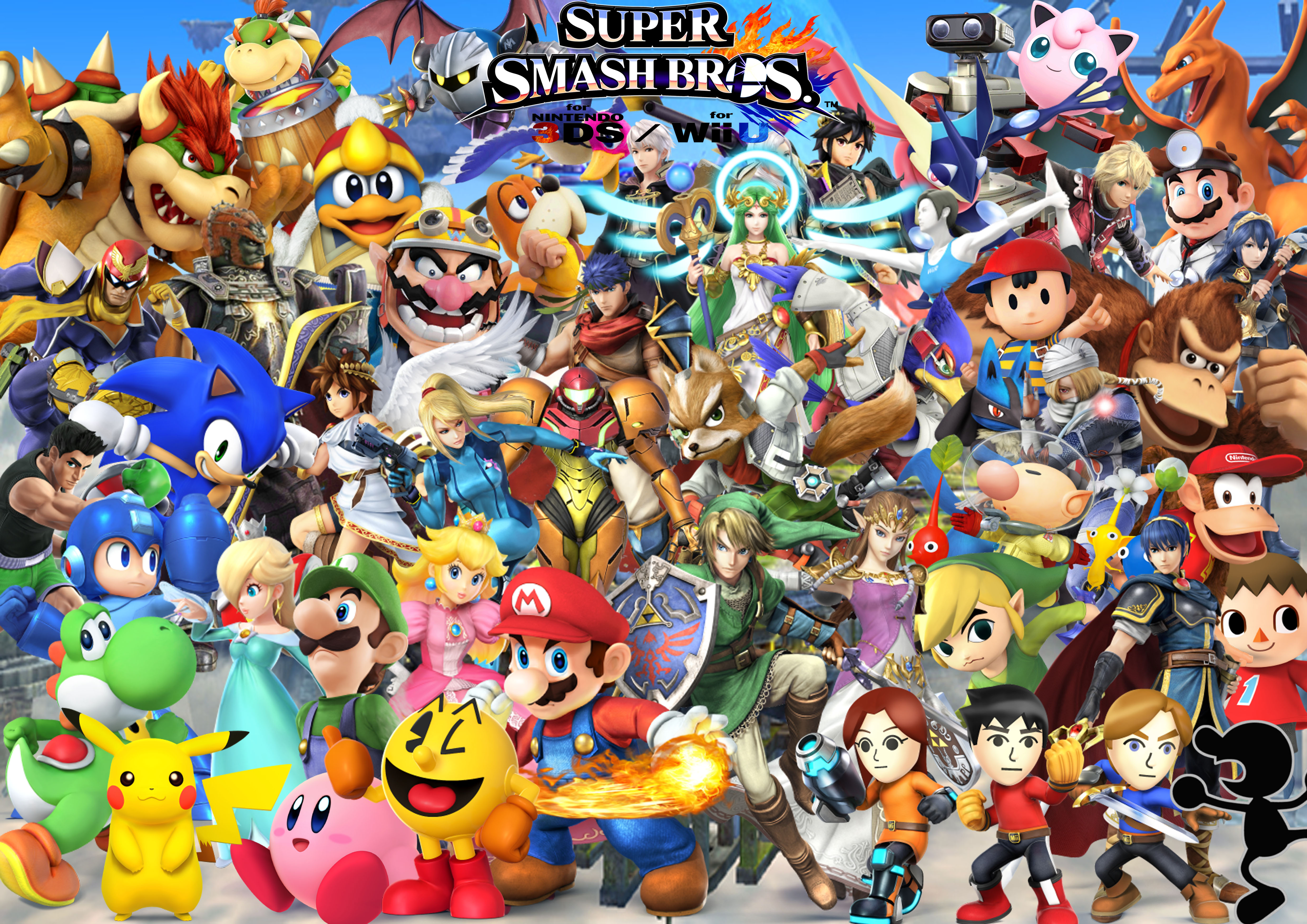 Super Smash Bros Wii U Background