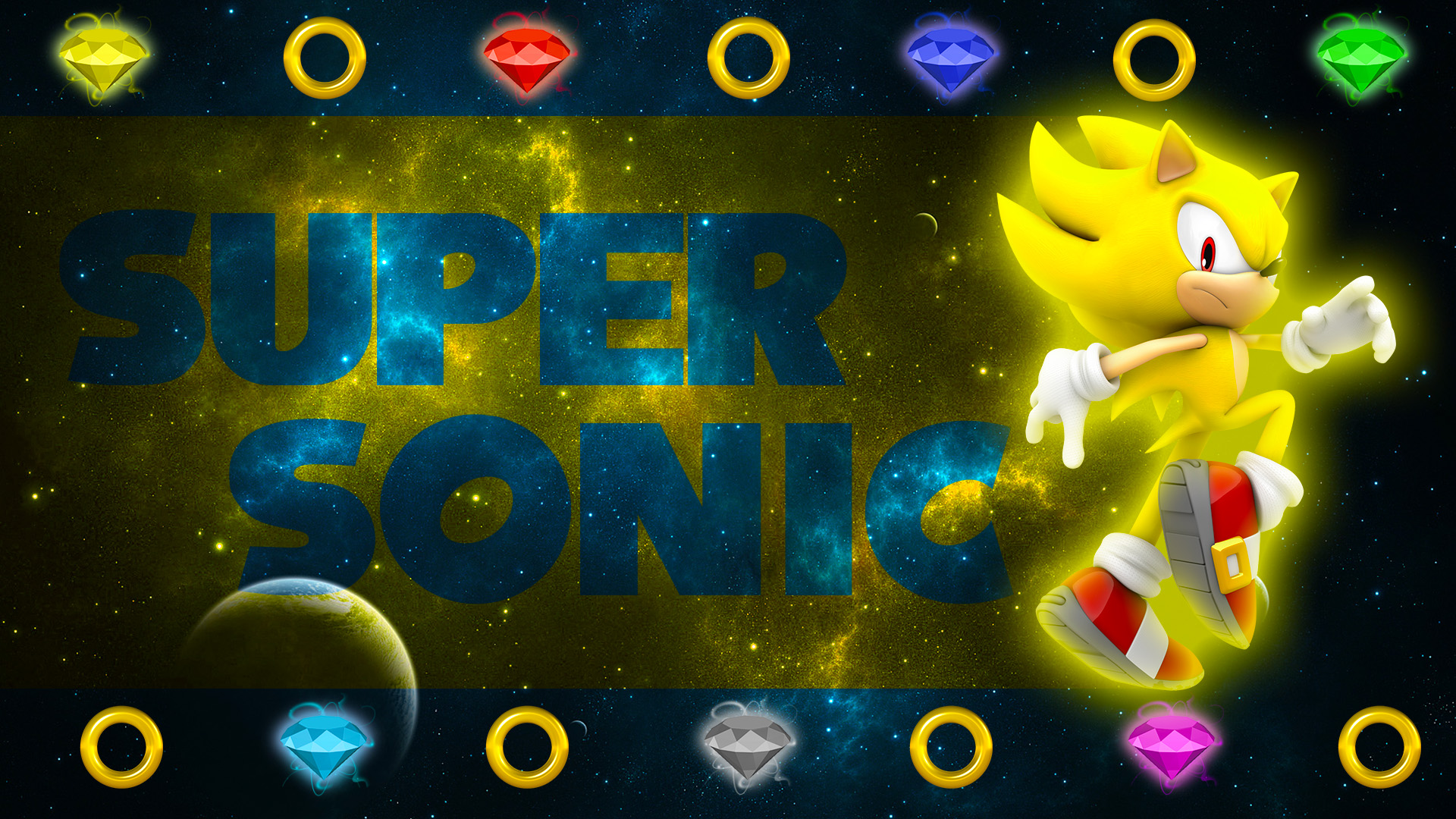 Super Sonic Hedgehog 4K Wallpapers