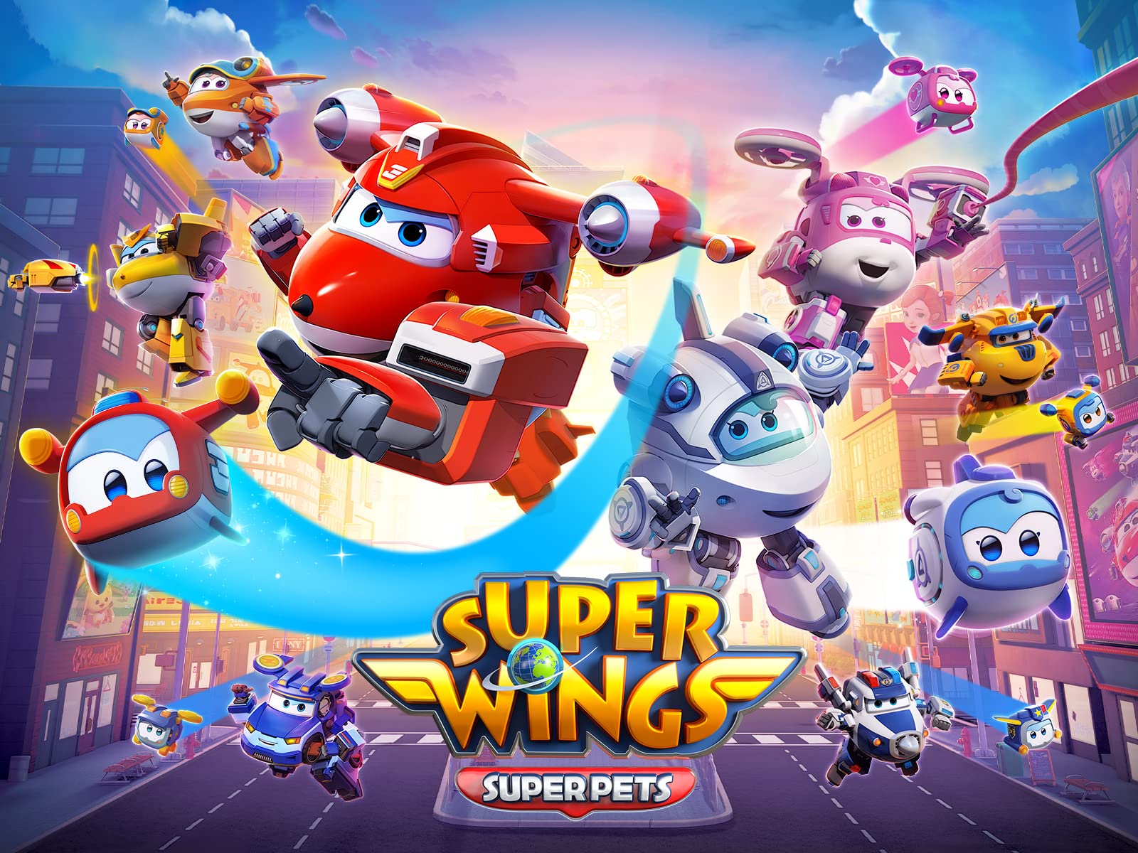 Super Wings Backdrop Wallpapers