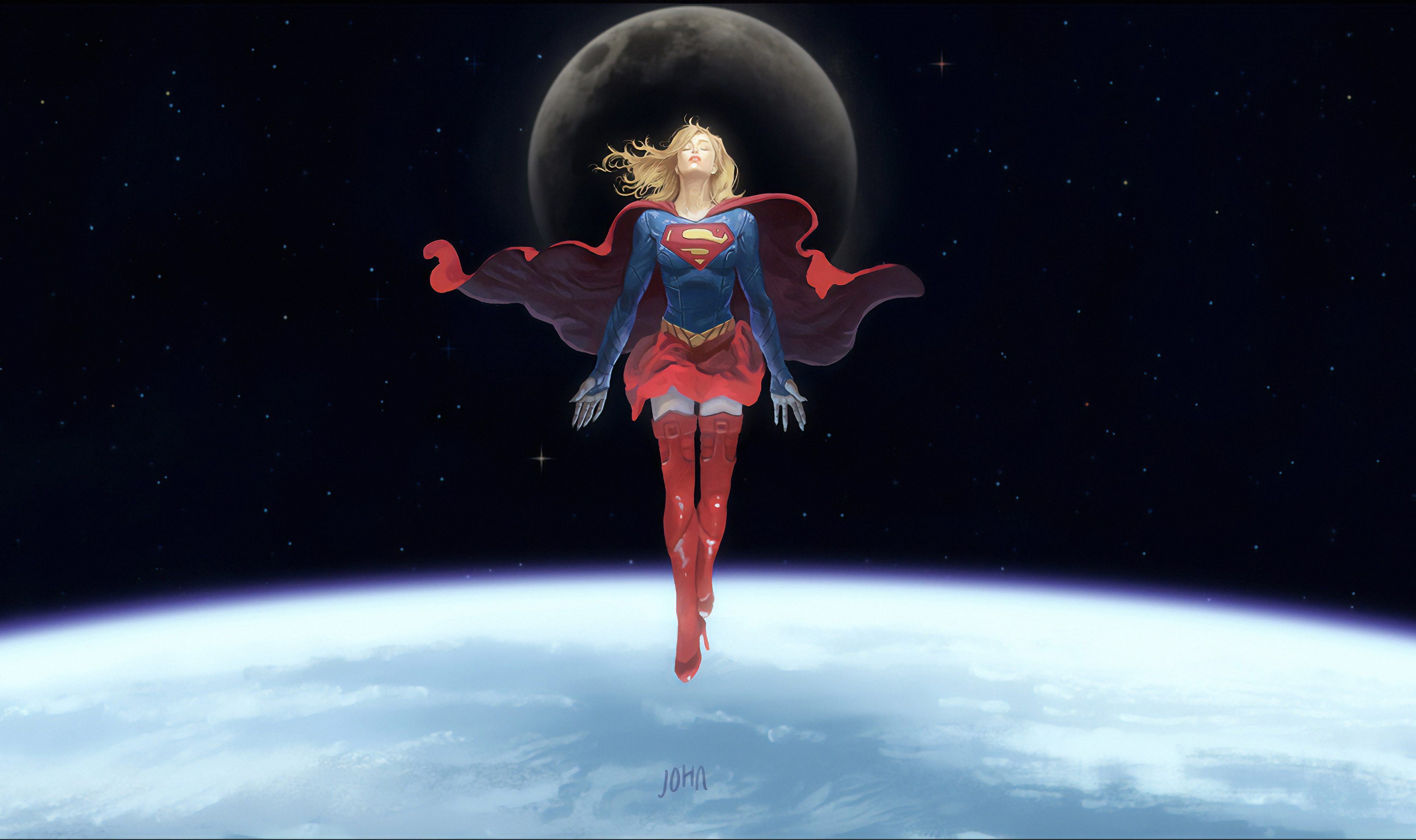 Supergirl 4K Digital Art Wallpapers