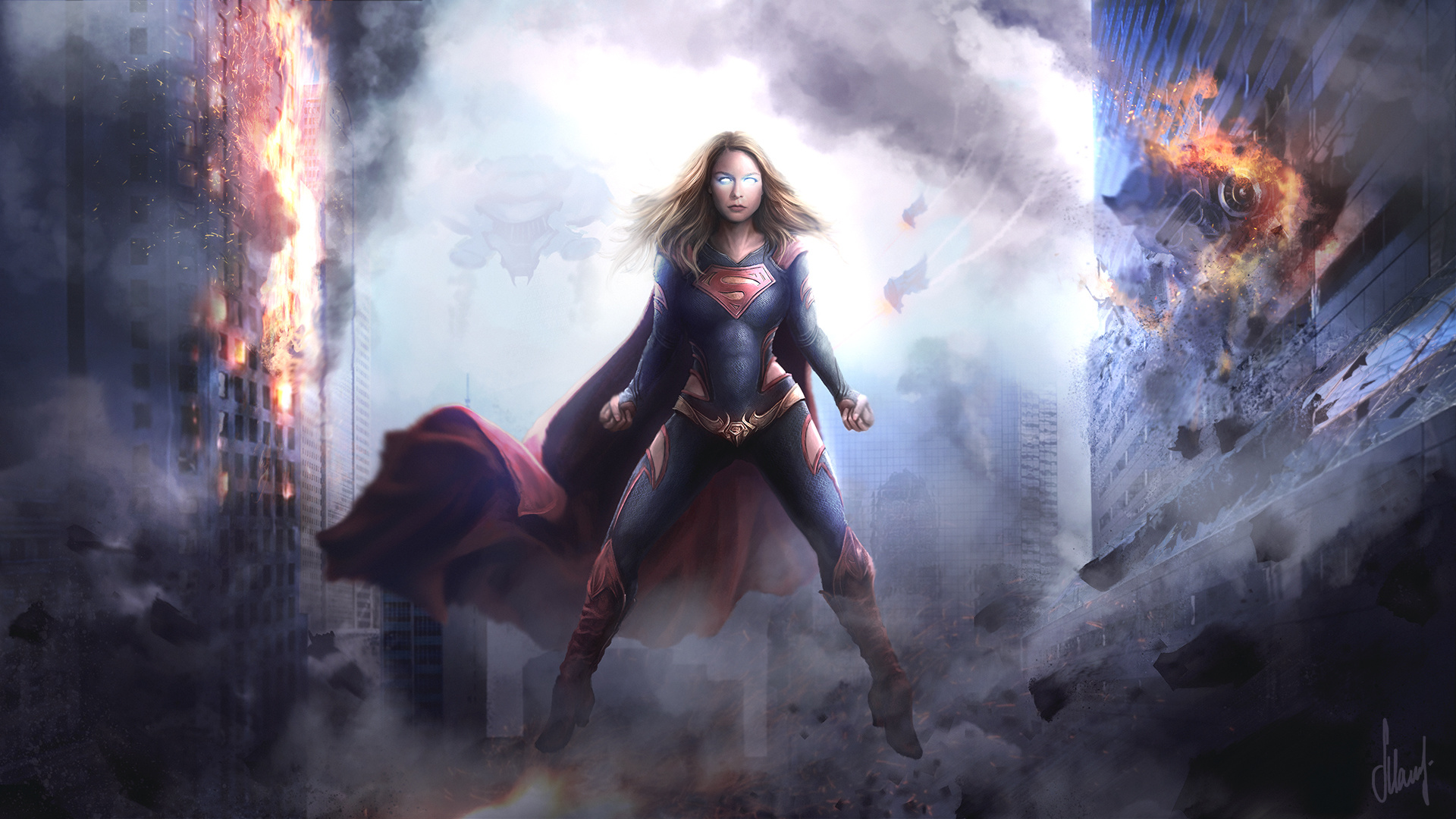 Supergirl 4K Digital Art Wallpapers