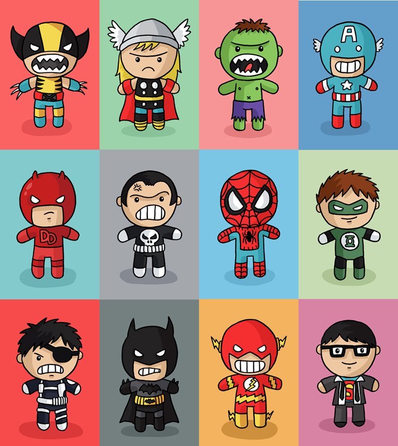 Superhero Cartoon Wallpapers