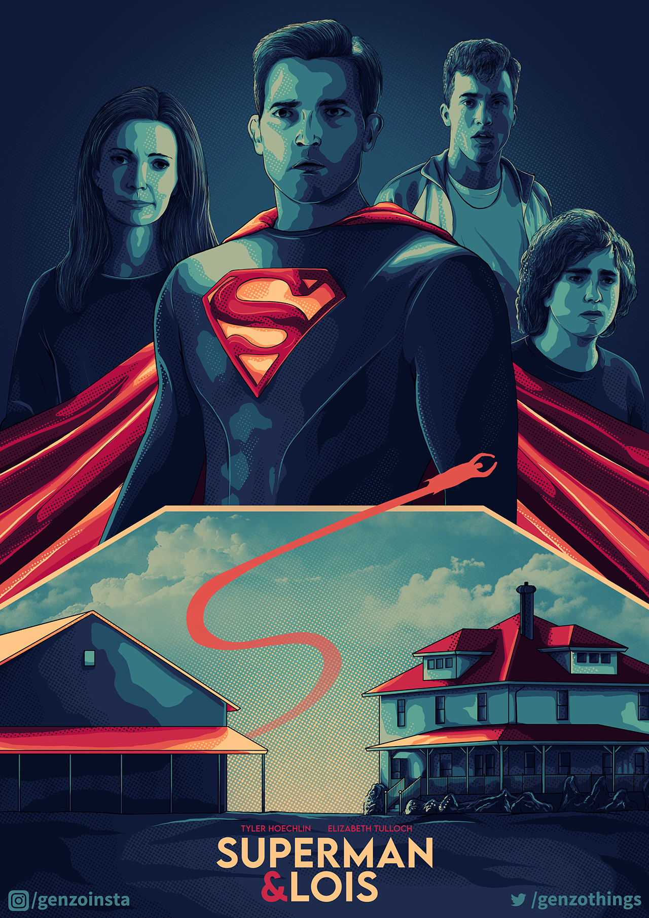 Superman And Lois Cast Poster Wallpapers