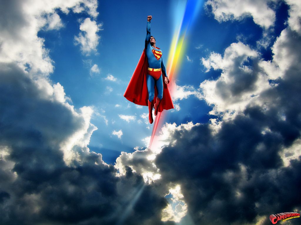 Superman Flying Wallpapers