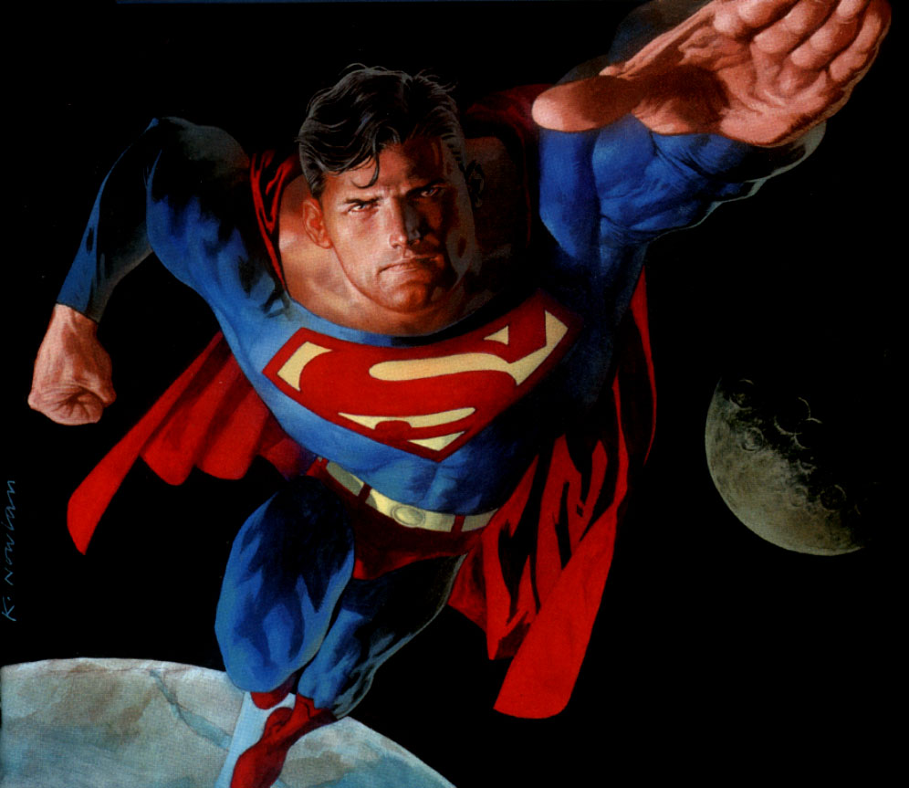 Superman In Moon Wallpapers