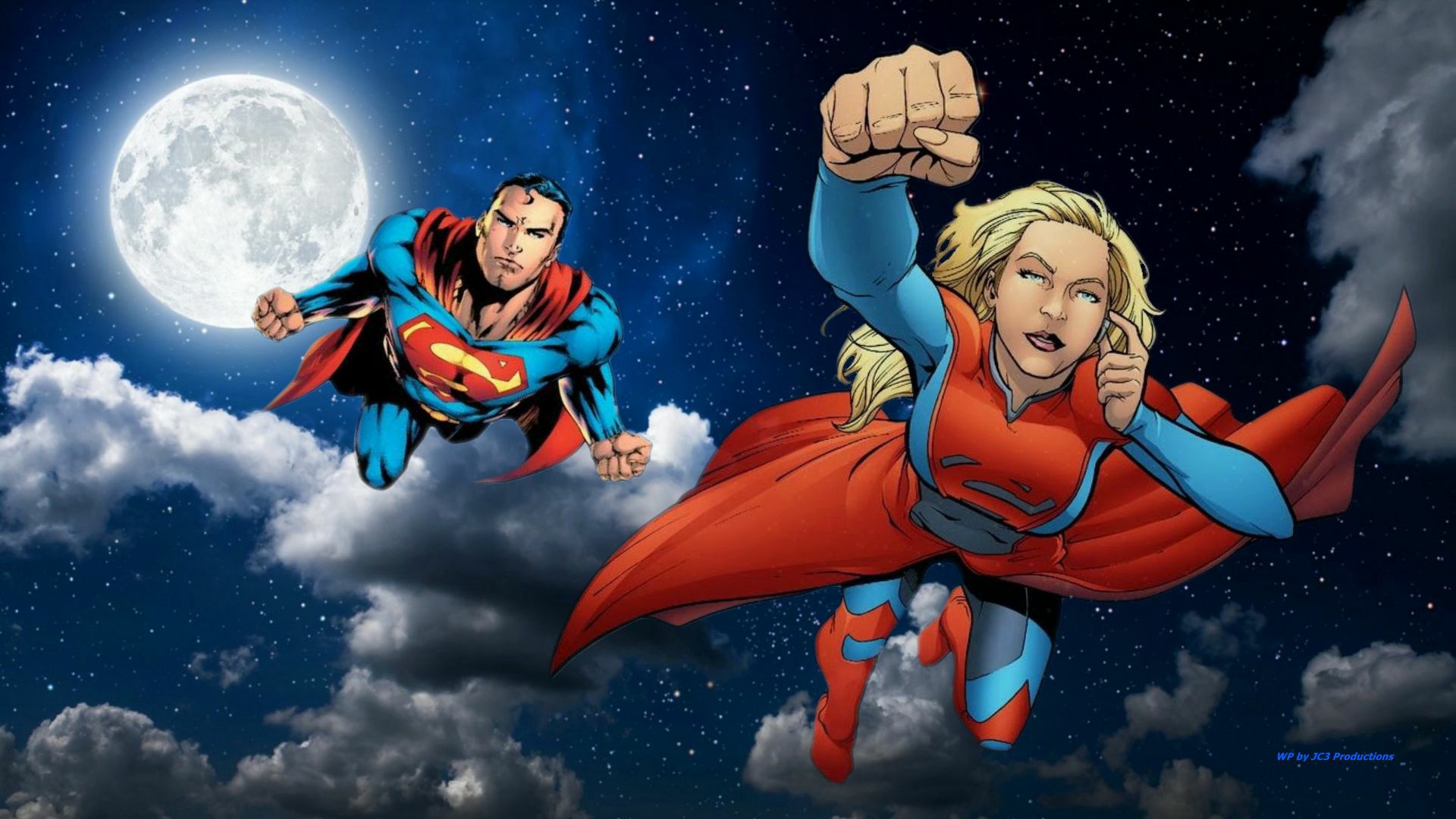 Superman In Moon Wallpapers