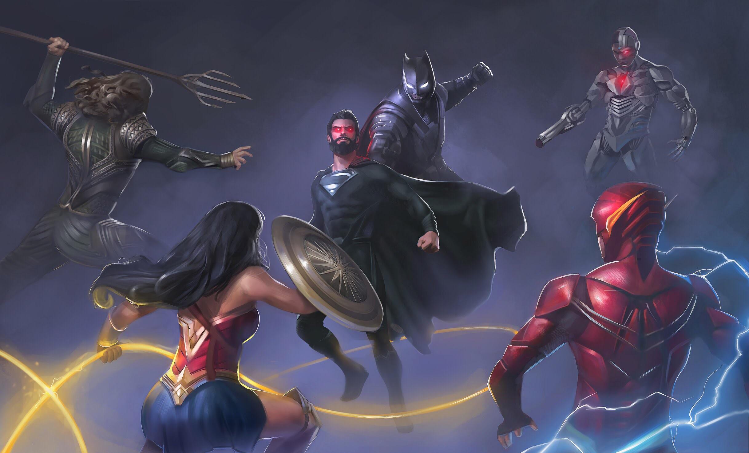 Superman Justice League Artwork Wallpapers