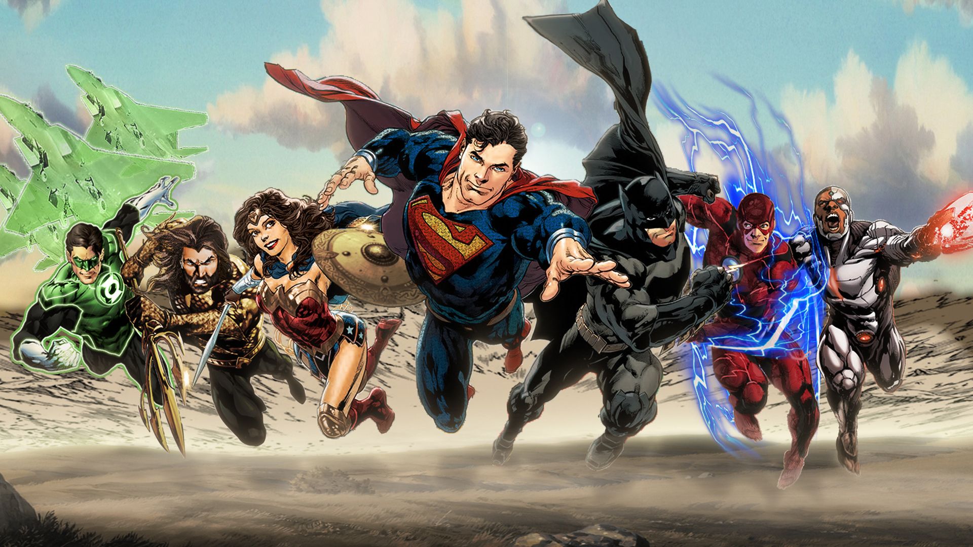 Superman Justice League Artwork Wallpapers