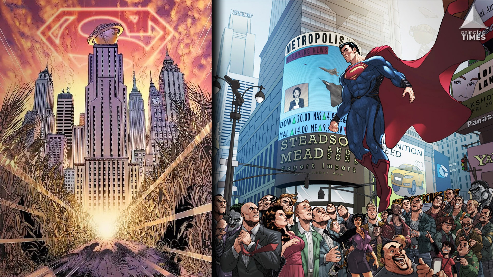 Superman Metropolis Dc Comic Wallpapers