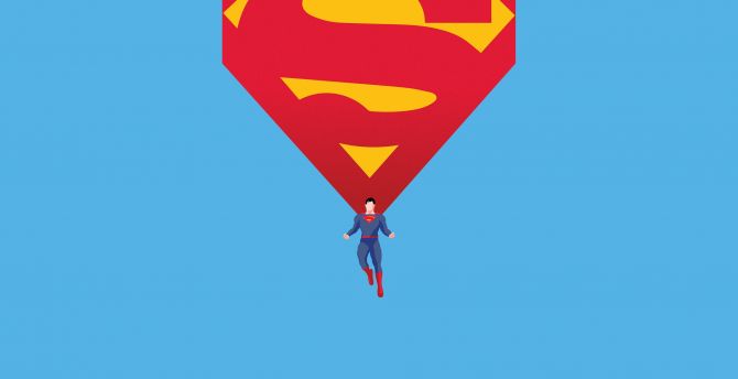 Superman Minimal Wallpapers