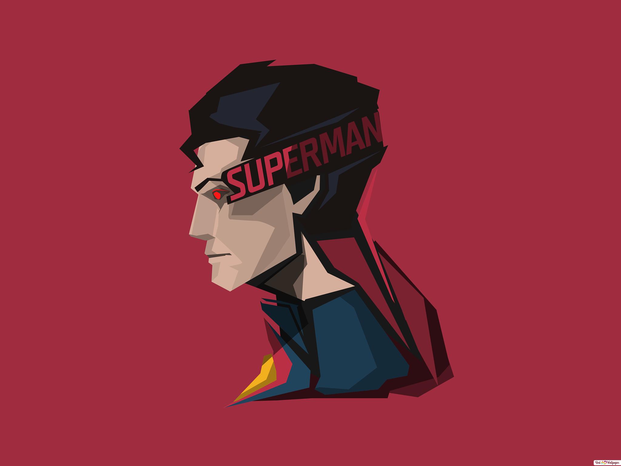 Superman Minimalism Dc Comics Wallpapers