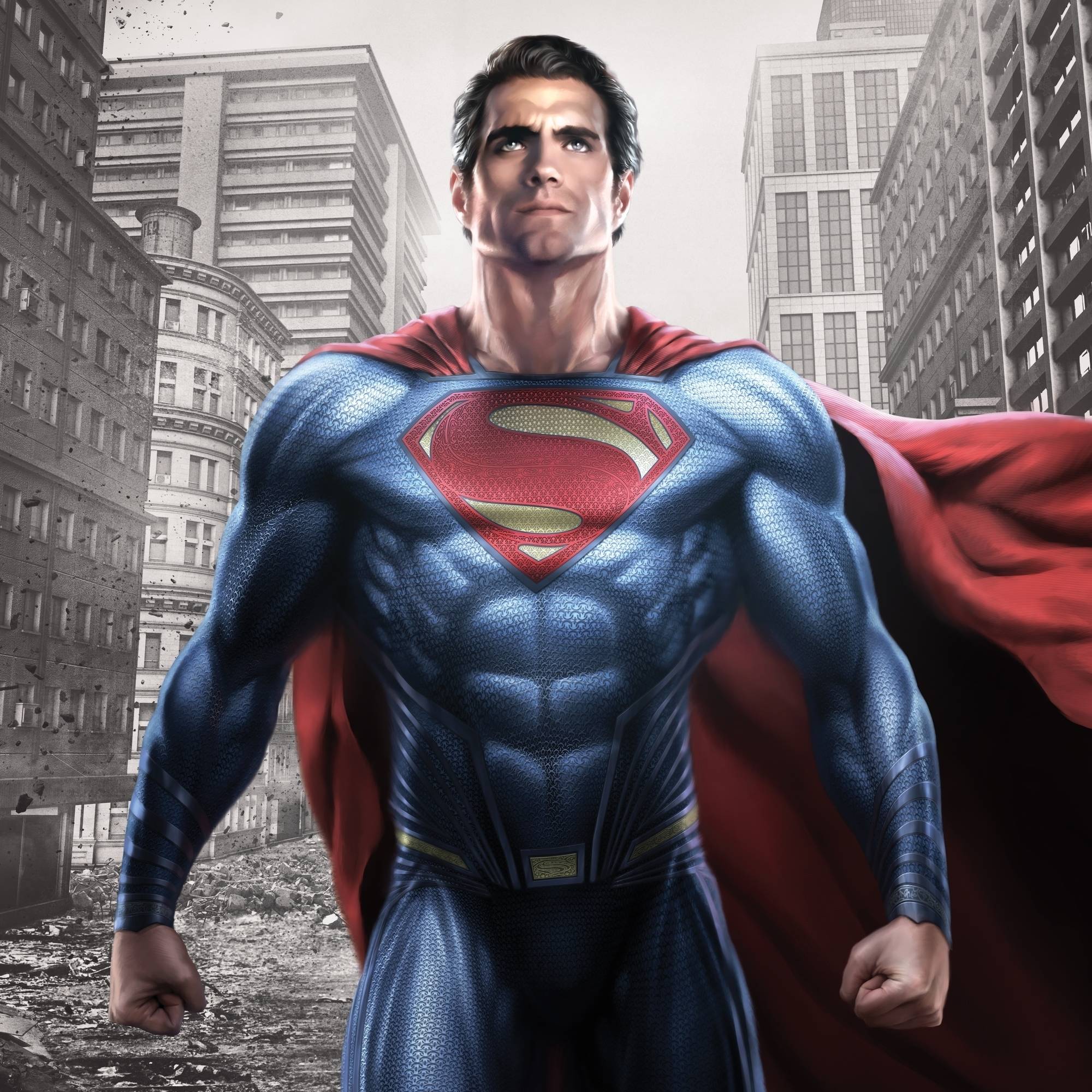 Superman Ready For Fight Wallpapers