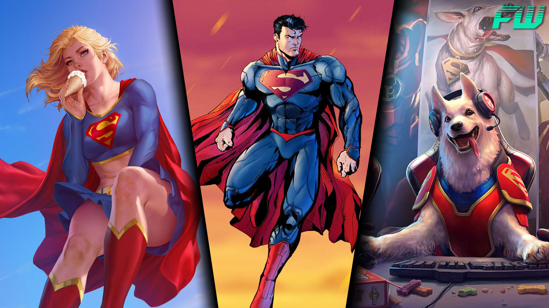 Superman Saving Supergirl Wallpapers