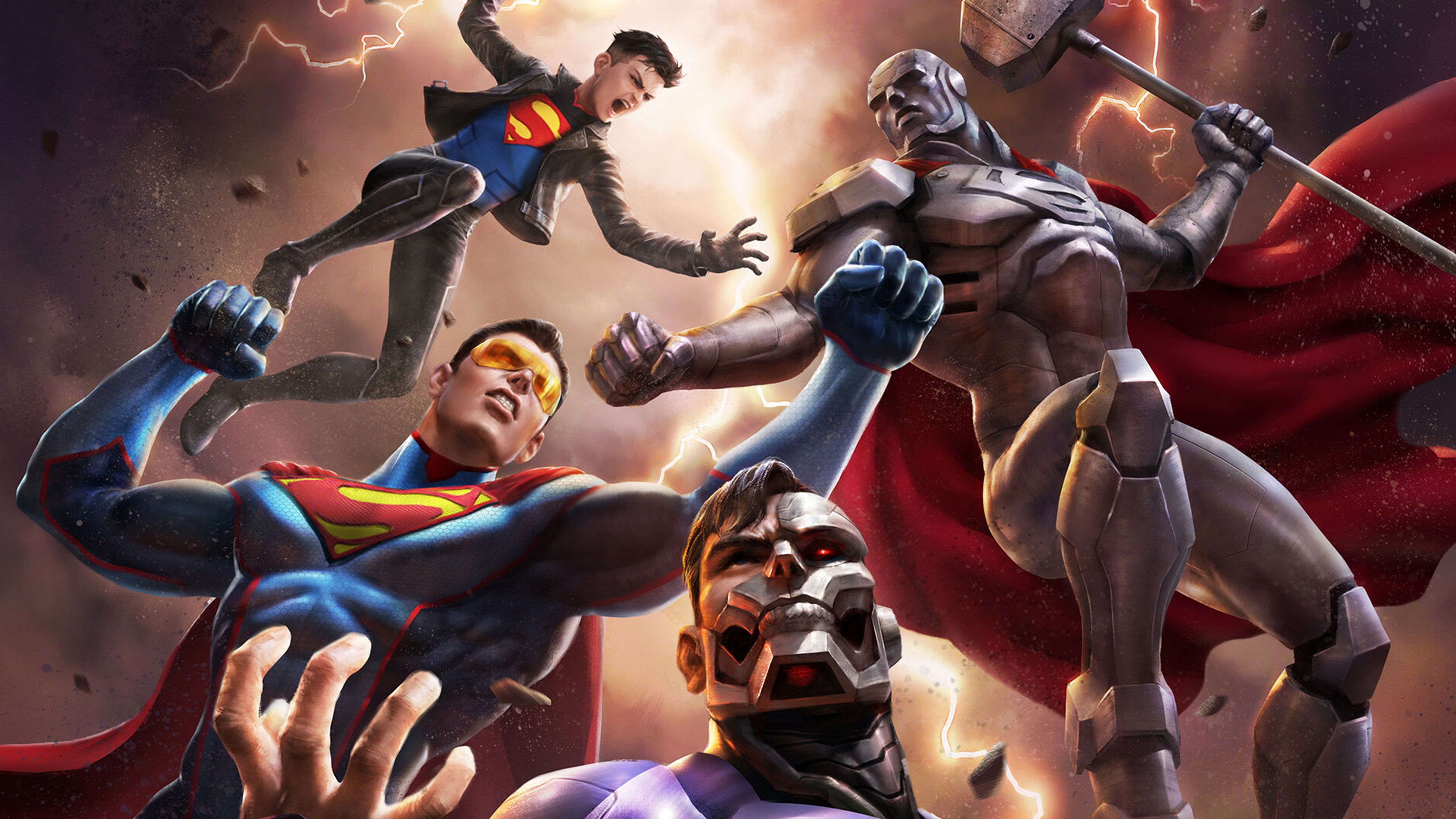 Superman X Cyborg Superman Cool Art Wallpapers