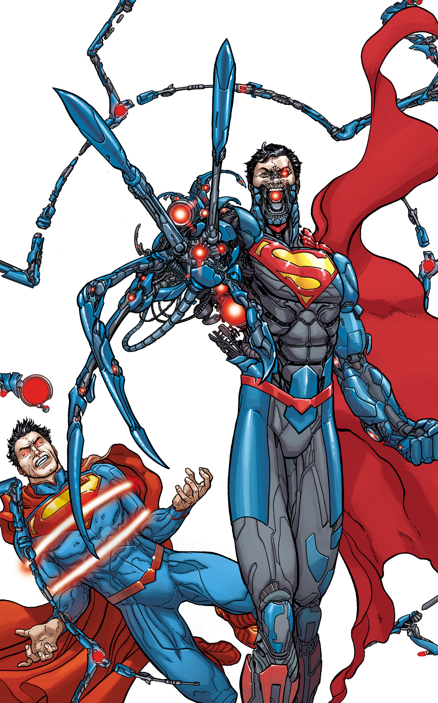 Superman X Cyborg Superman Cool Art Wallpapers