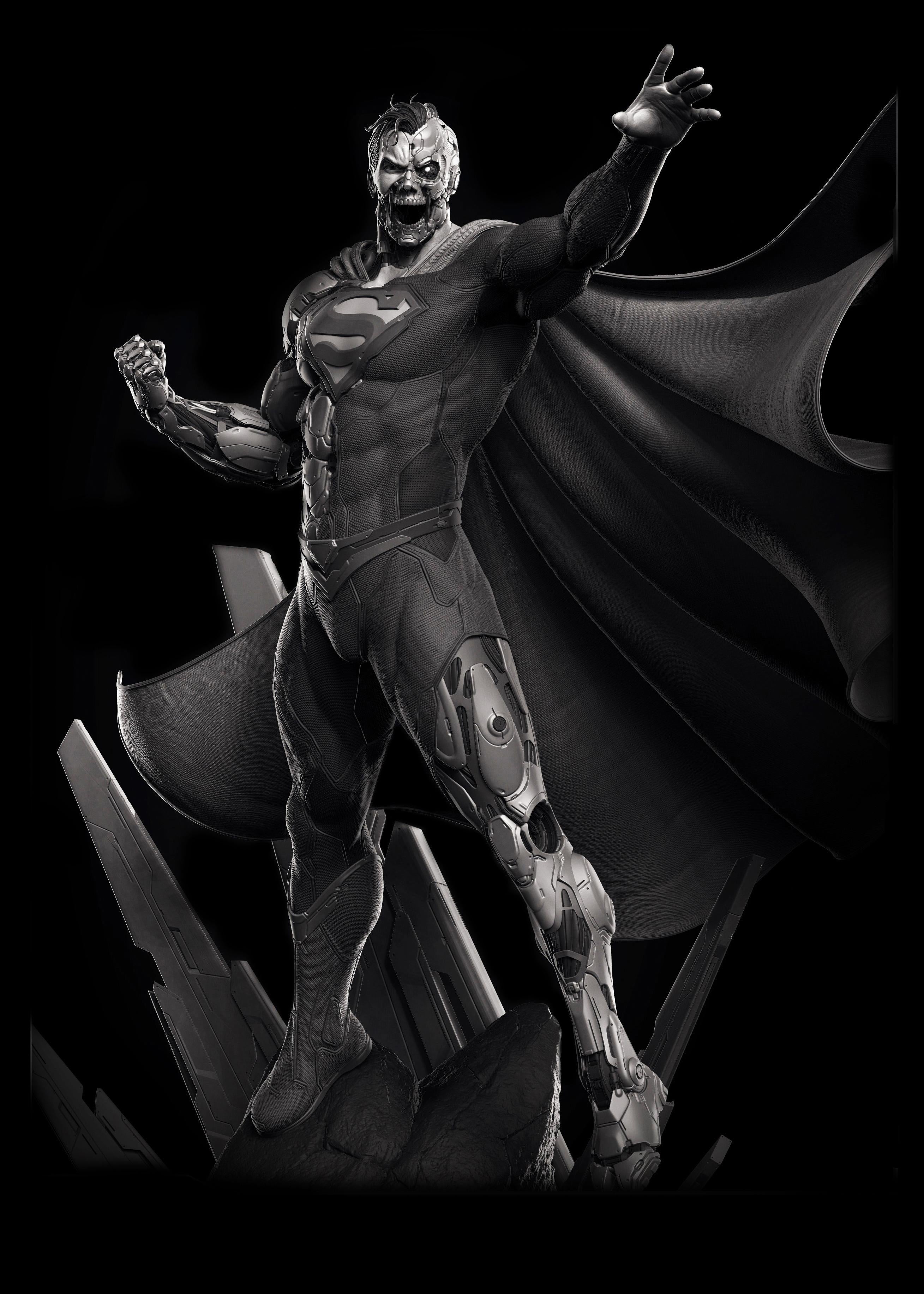 Superman X Cyborg Superman Cool Art Wallpapers