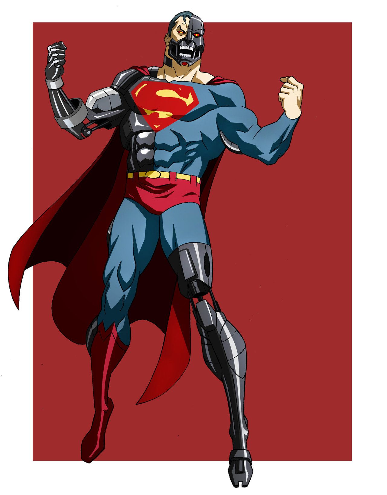 Superman X Cyborg Superman Cool Art Wallpapers