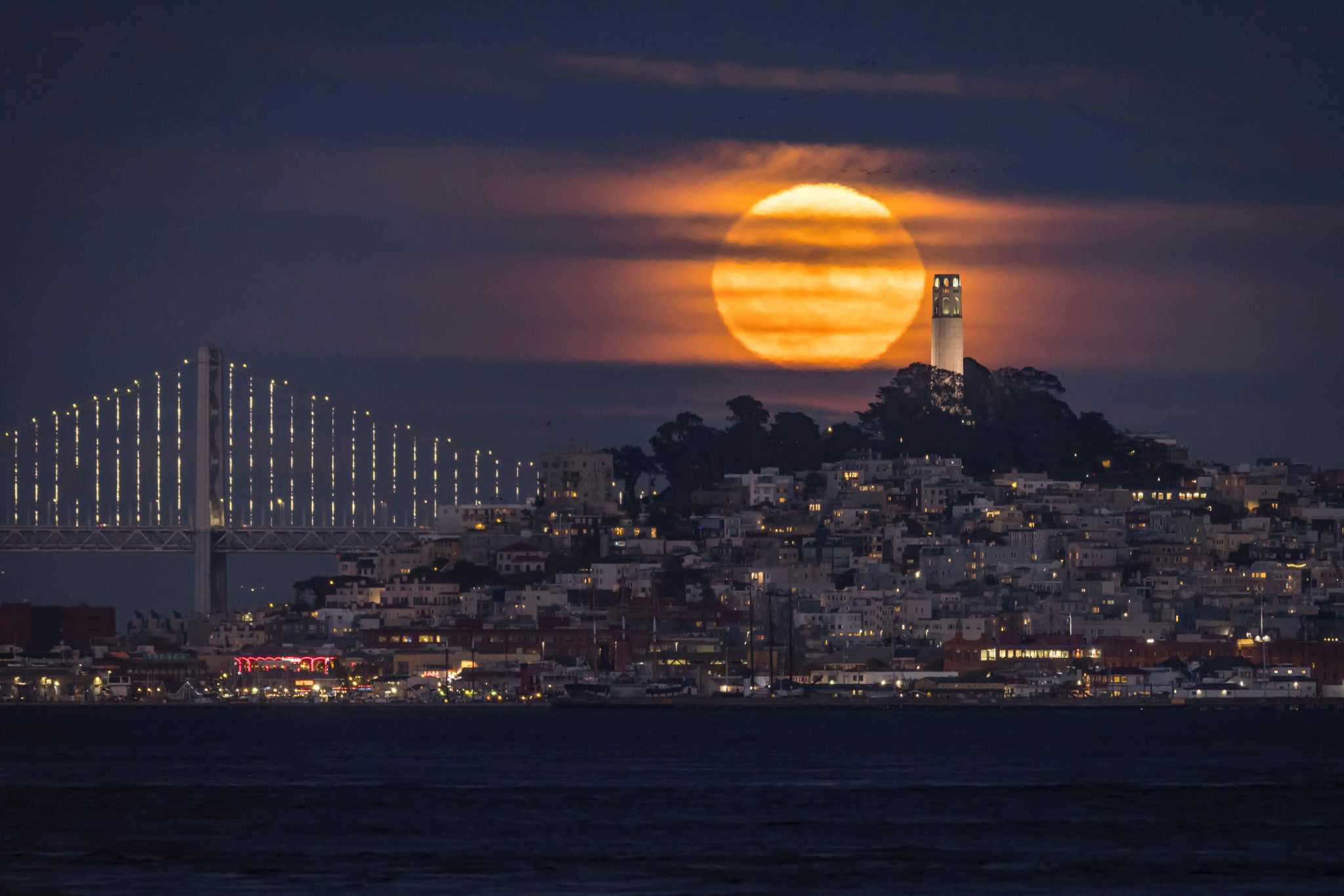 Supermoon Behind The Cerro Armazones Mountain Wallpapers