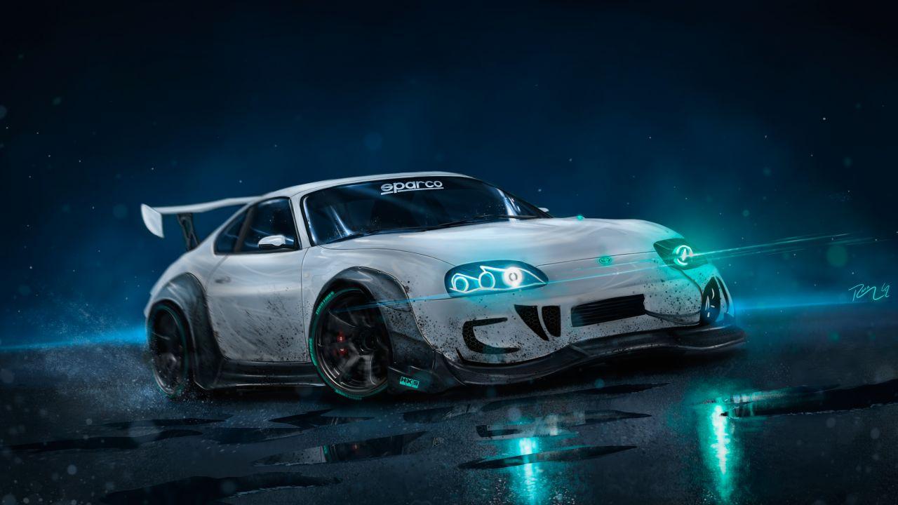 Supra Mk4 Drifting Wallpapers