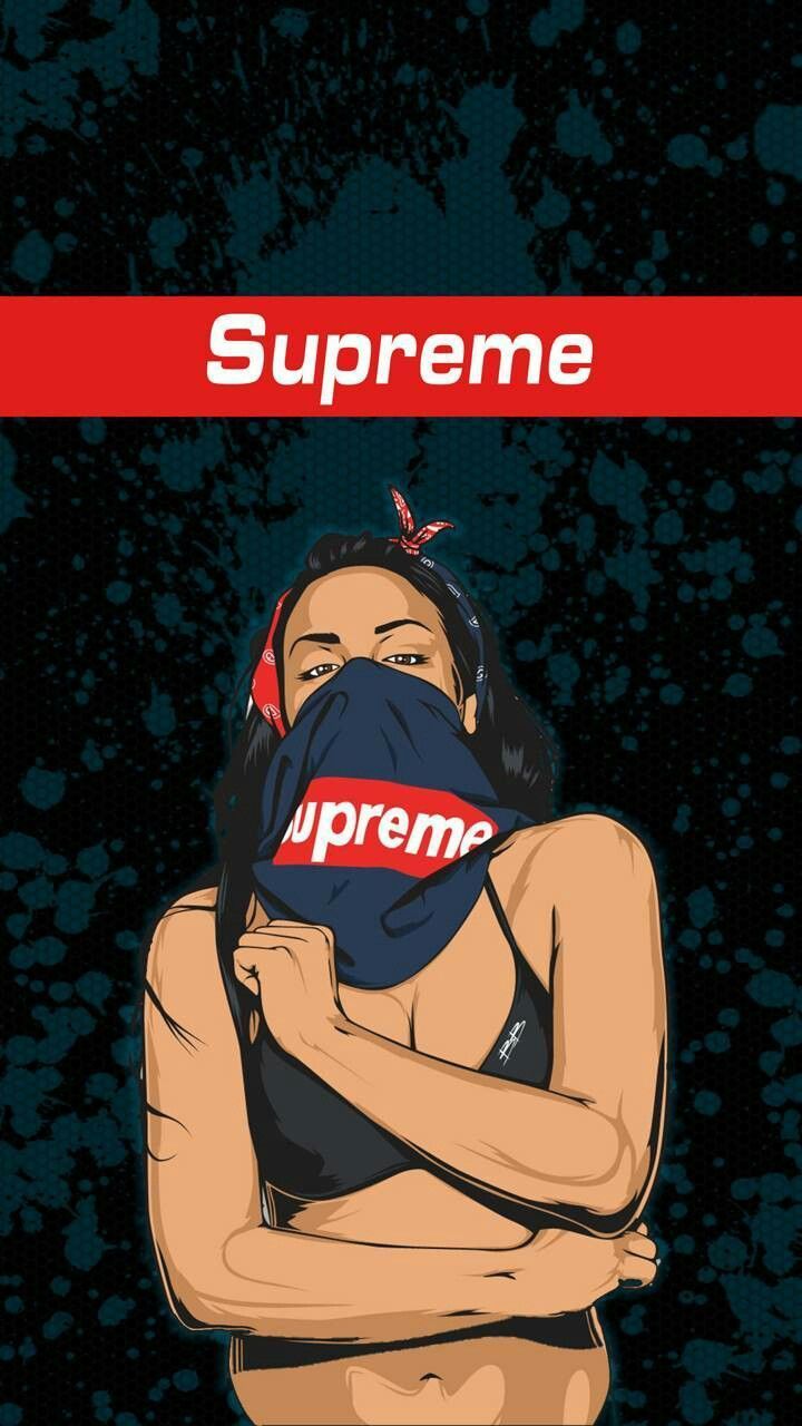 Supreme Cartoon Girl Wallpapers