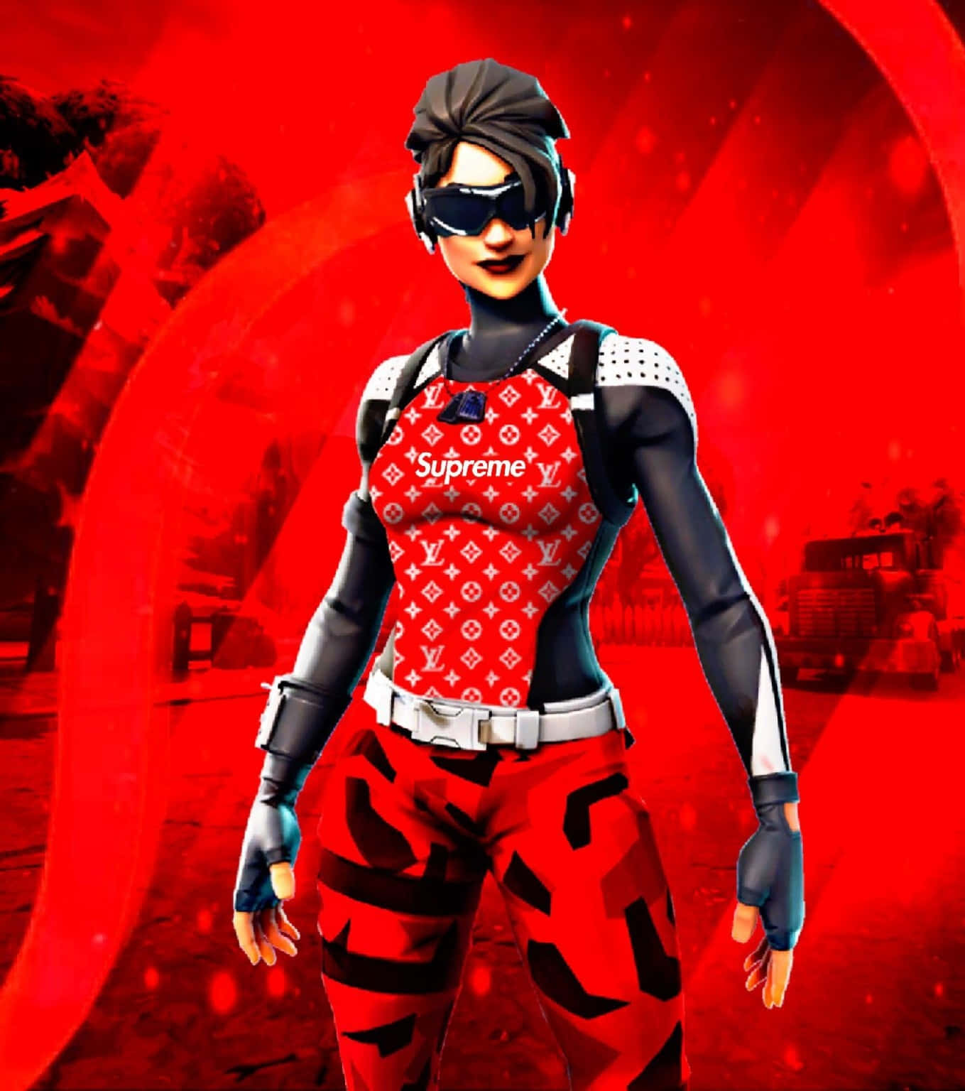 Supreme Fortnite Wallpapers