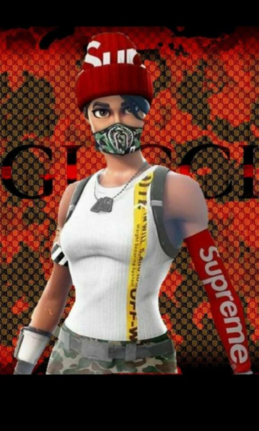 Supreme Fortnite Wallpapers