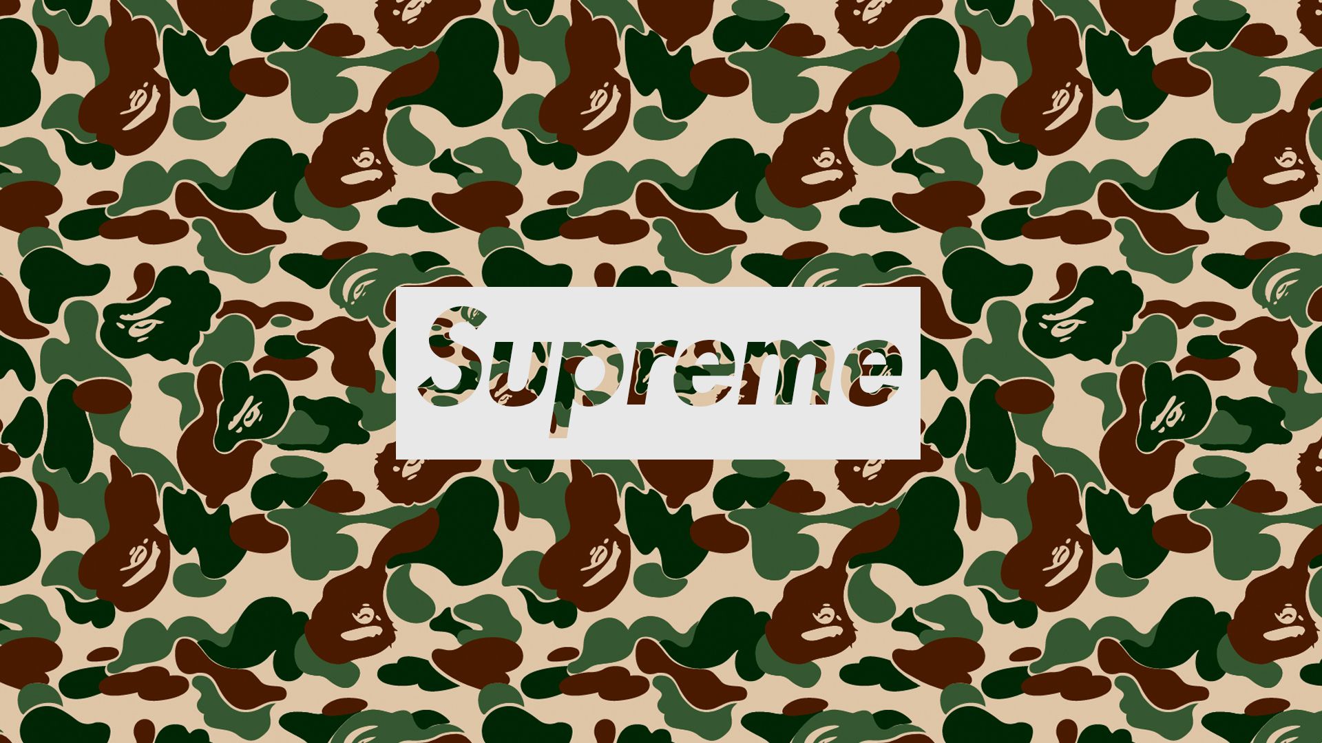 Supreme X Bape Wallpapers