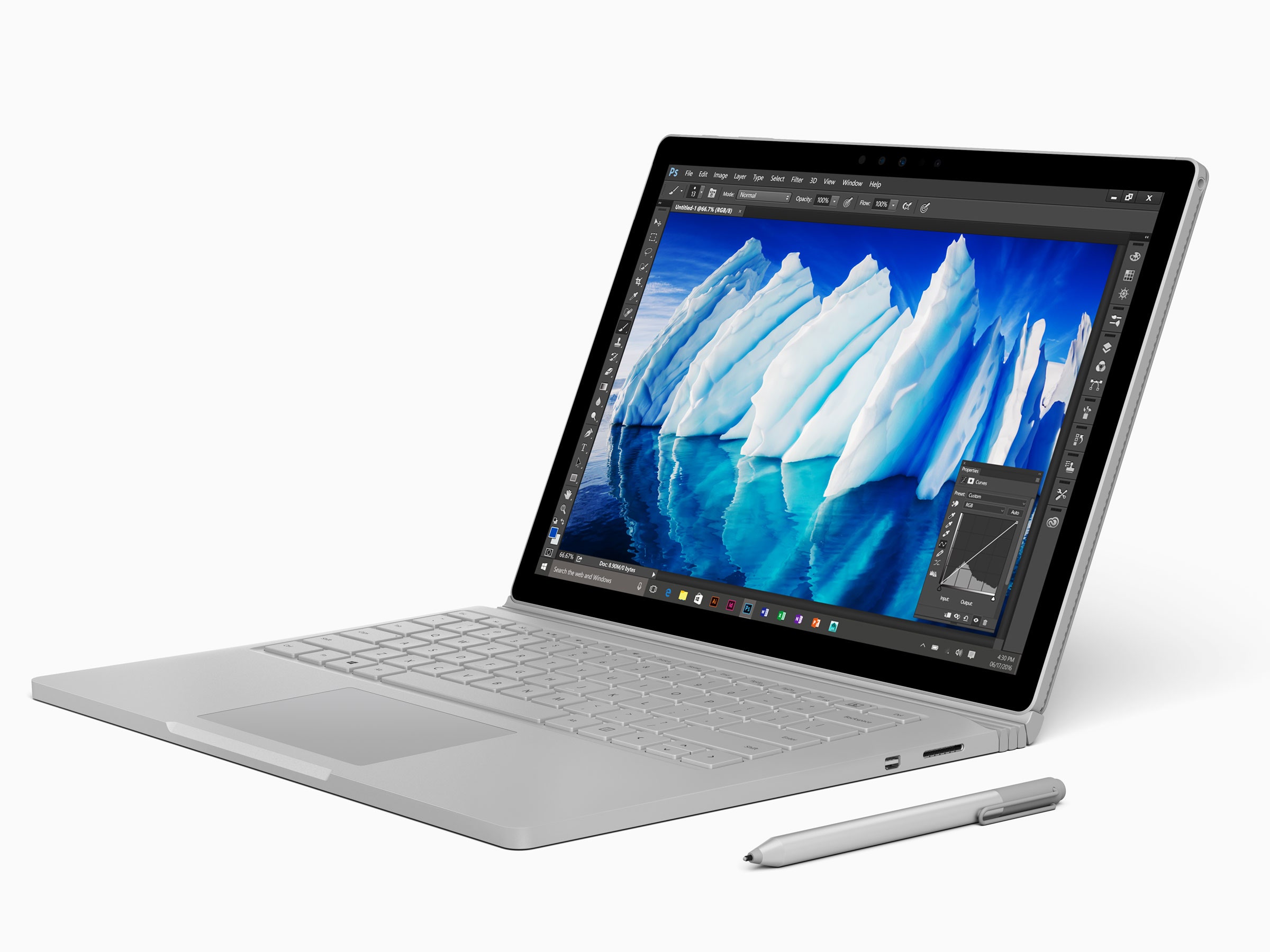 Surface Book Abstract Blue Wallpapers