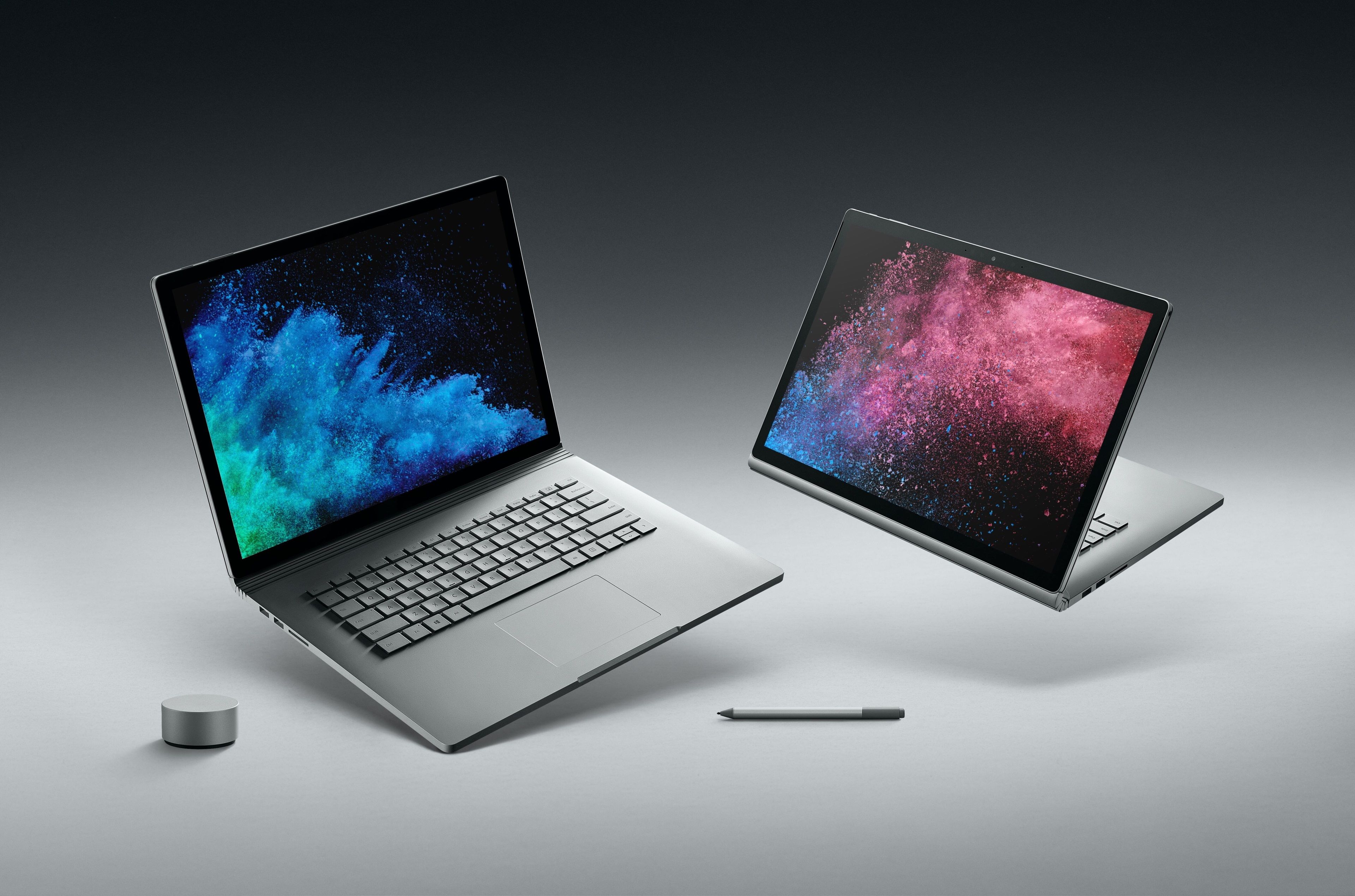 Surface Book Abstract Blue Wallpapers