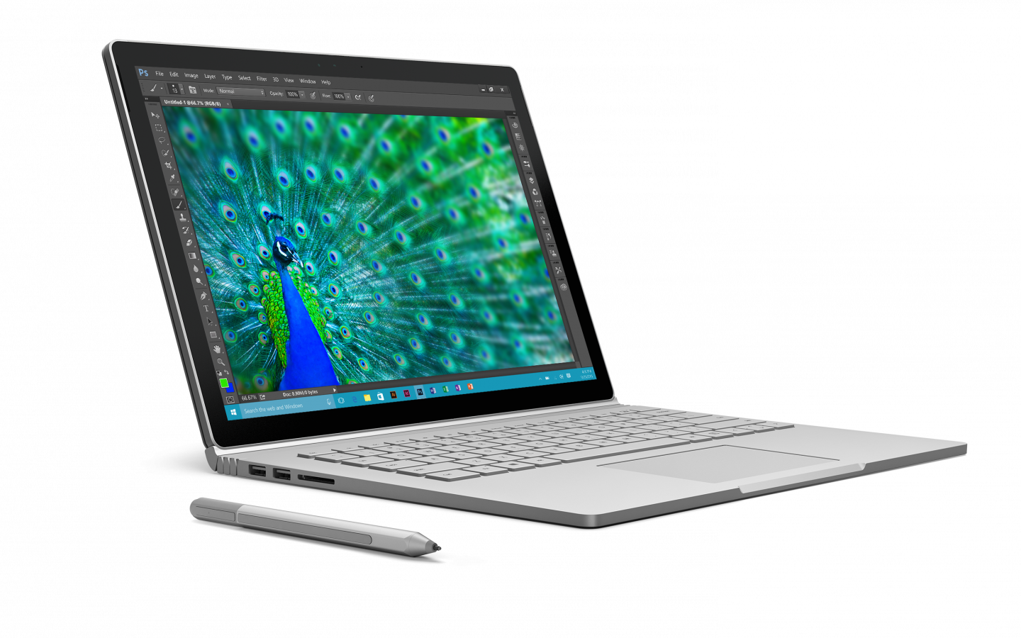 Surface Book Blue Stock Wallpapers