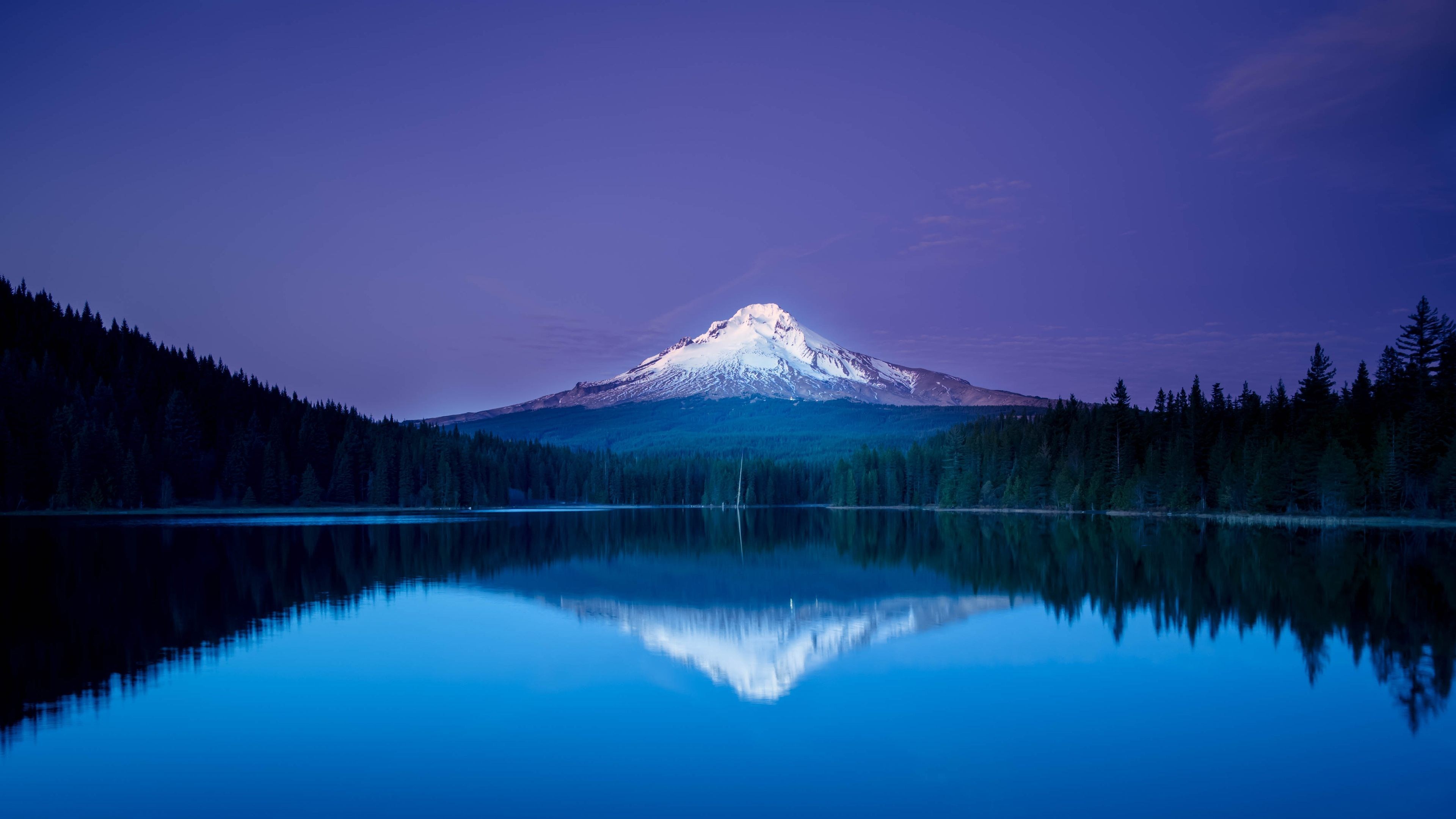 Surreal Mountain Landscape Lake 4K Wallpapers