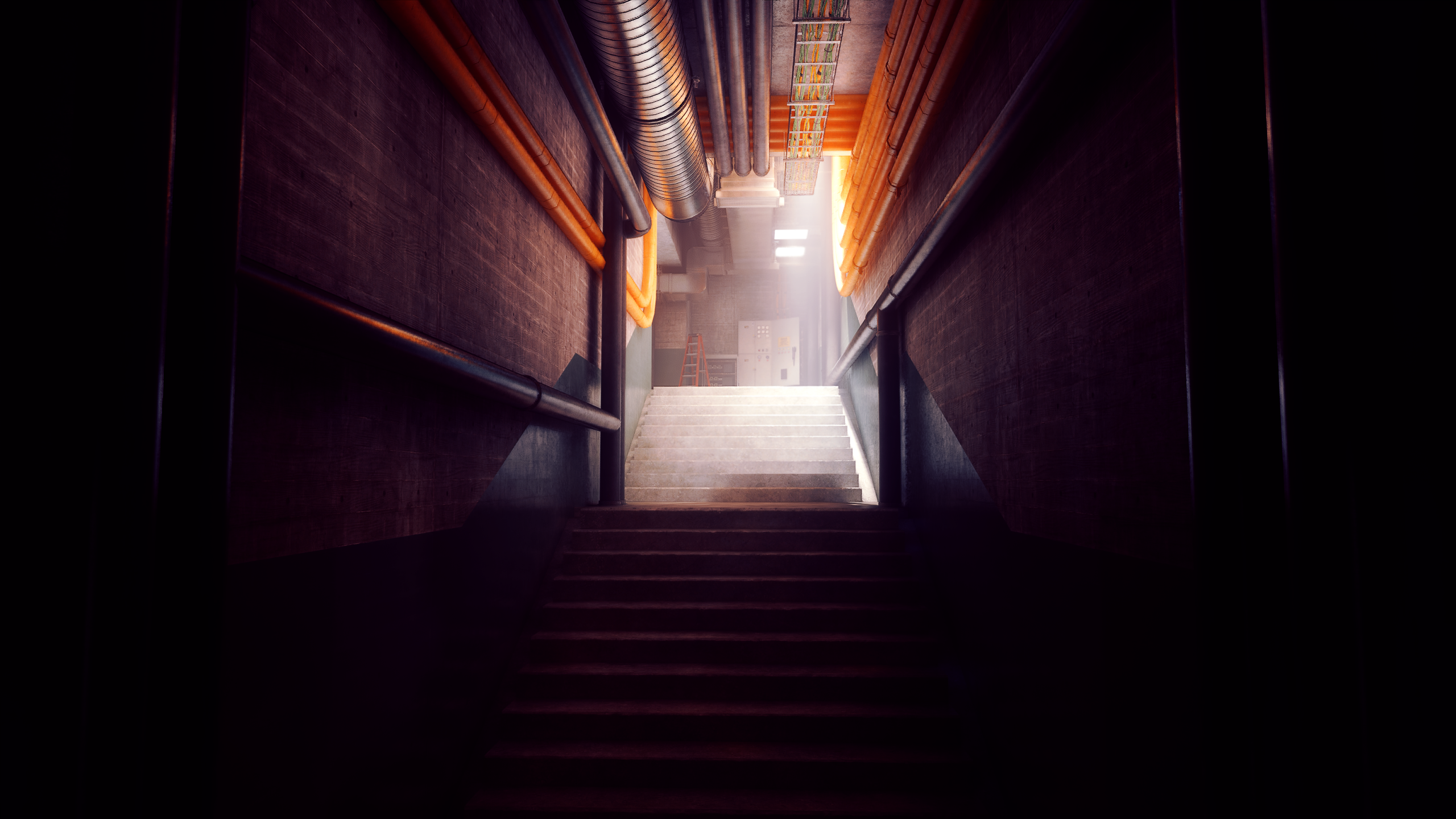 Surrealism Dark Hell Stairs
 Wallpapers