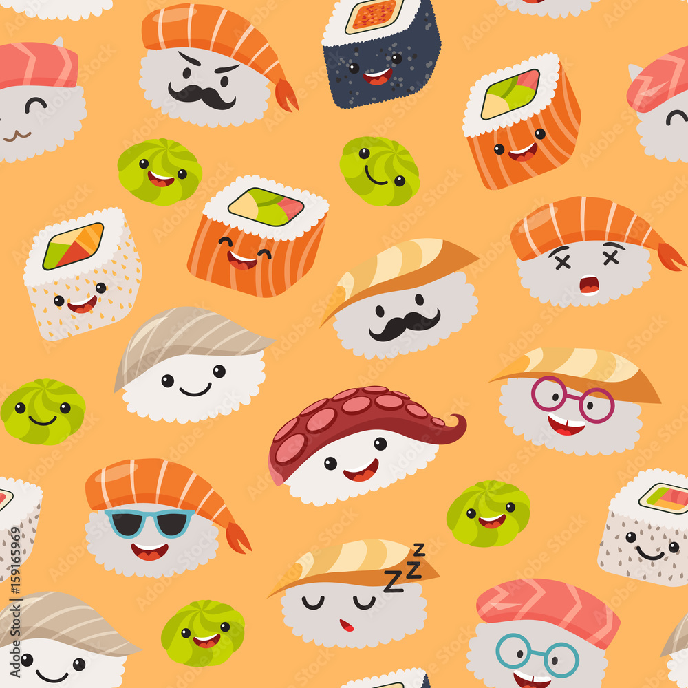 Sushi Cartoon Images Wallpapers